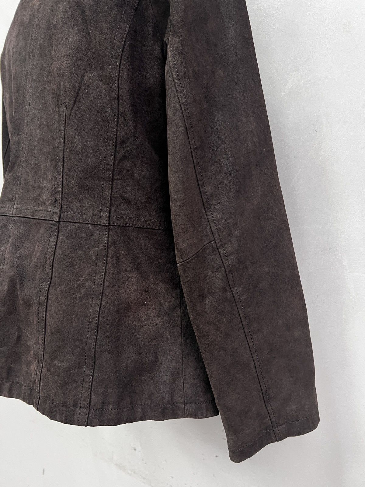 14th Addiction Hysteric glamour Leather Jacket blazer y2k Brown fur Style Size US M / EU 48-50 / 2 - 10 Thumbnail