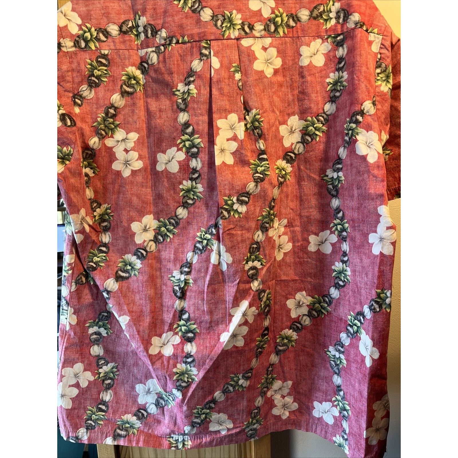 Other Malihini VTG Men's L Red SS 1/2 Button Cotton Hawaiian Shirt Size US L / EU 52-54 / 3 - 13 Thumbnail