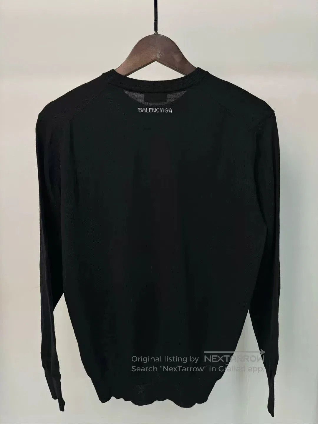 Balenciaga black knitted sweater by Balenciaga. Size US M / EU 48-50 / 2 - 2 Thumbnail