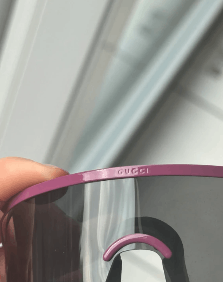 Gucci GUCCI Sunglasses GG1651 Shield Rimless Wrap GG Vintage Size ONE SIZE - 3 Thumbnail