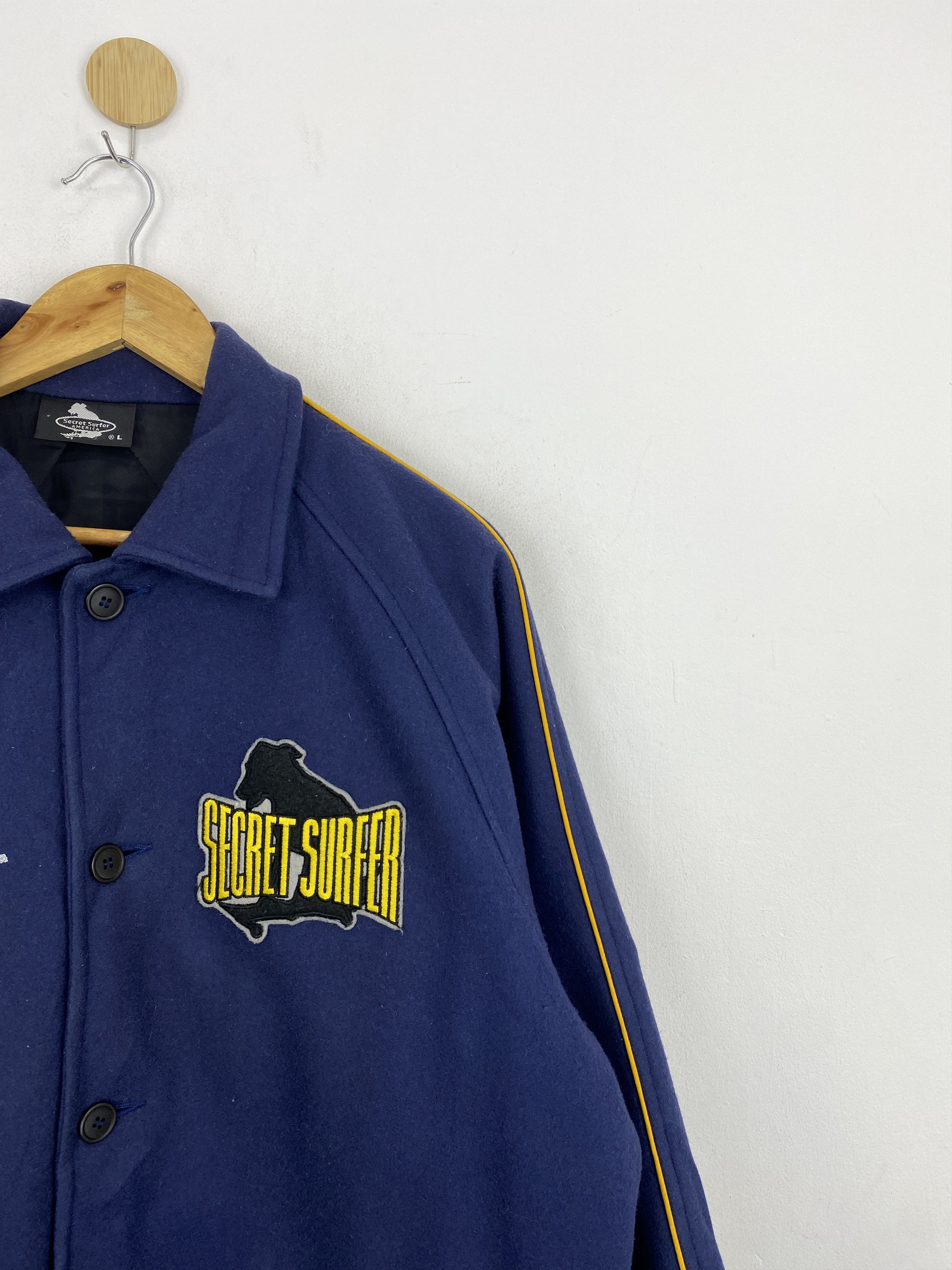 Vintage Vintage Secret Surfer America Bomber Jacket J1897 Size US L / EU 52-54 / 3 - 7 Thumbnail