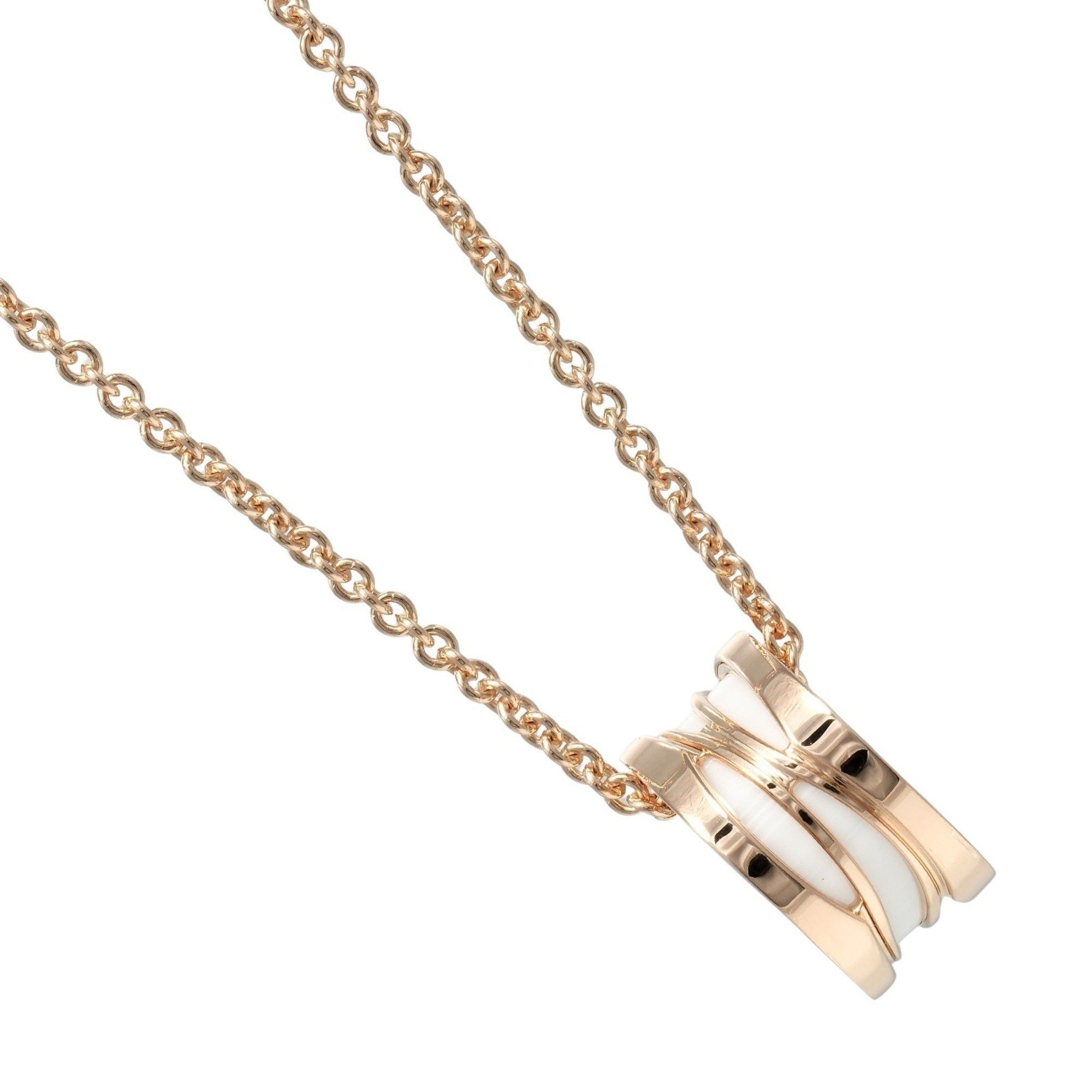 Bvlgari BVLGARI B.ZERO1 Design Legend Necklace B.Zero1 K18PG Pink Gold Ceramic Approx. 13.4g Size ONE SIZE - 1 Thumbnail