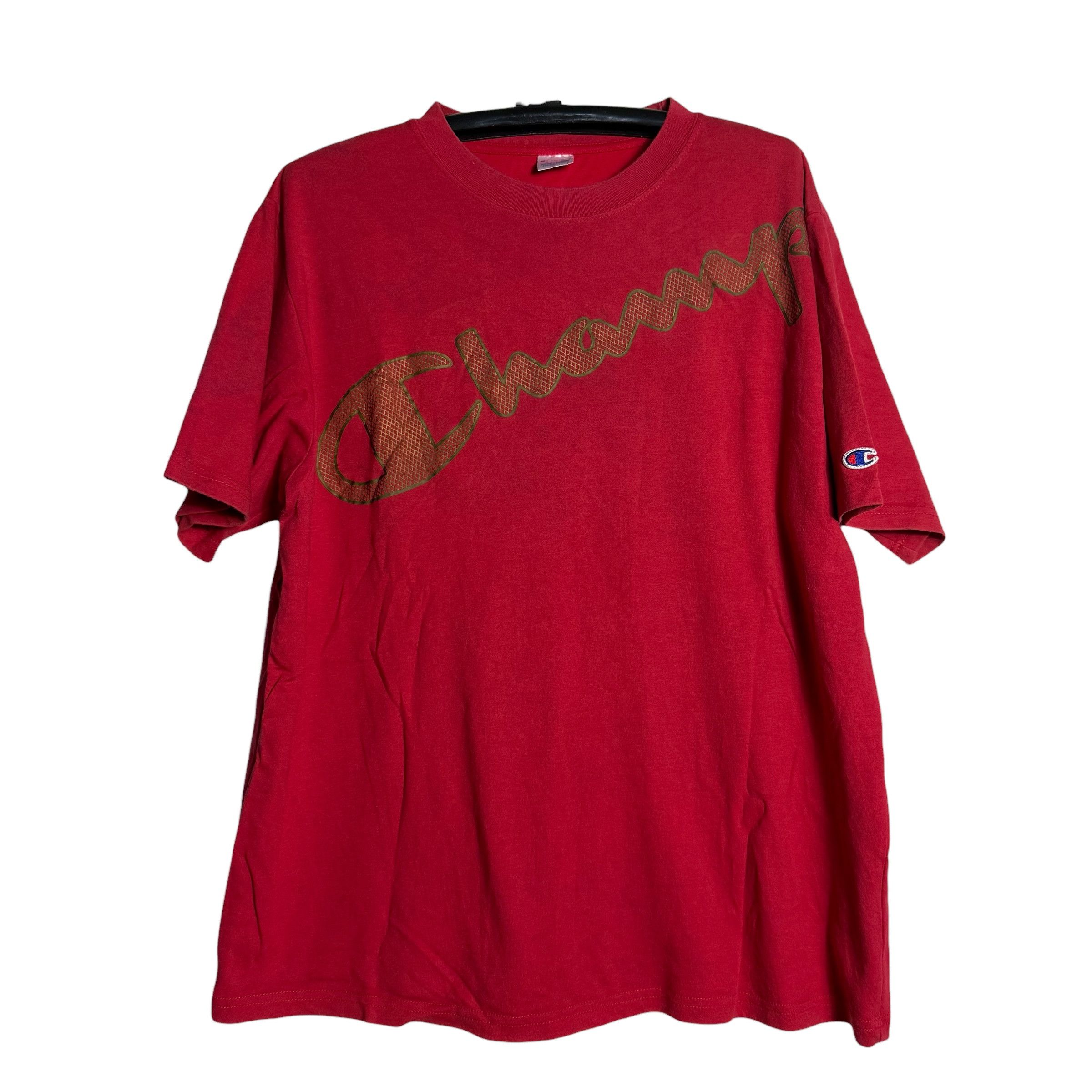 Champion 🔥RARE🔥Vintage Champion Spellout T-shirt Size US XL / EU 56 / 4 - 1 Thumbnail