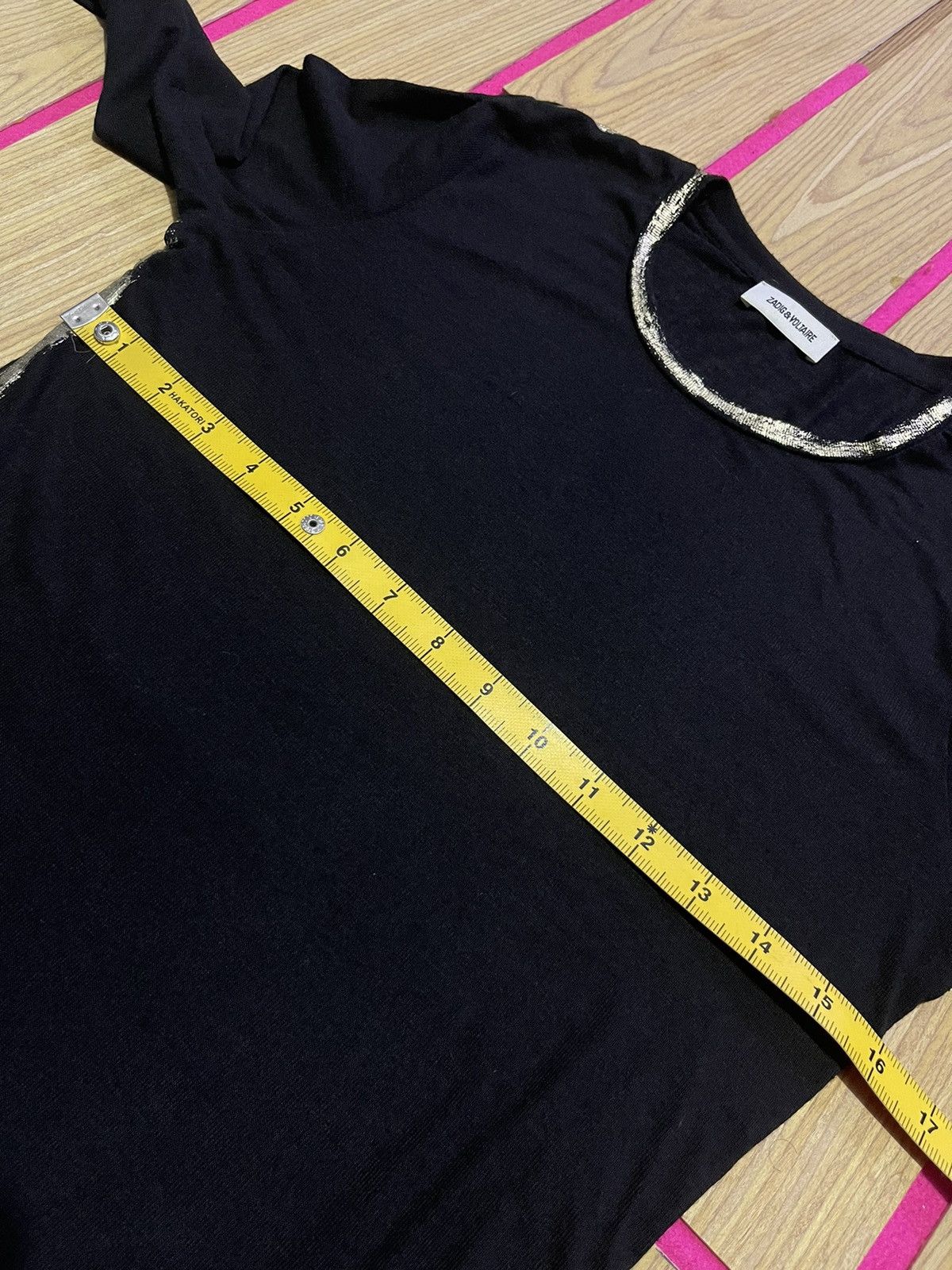 If Six Was Nine Y2K ZADIK & VOLTAIRE long sleeve tshirt Size M / US 6-8 / IT 42-44 - 8 Thumbnail