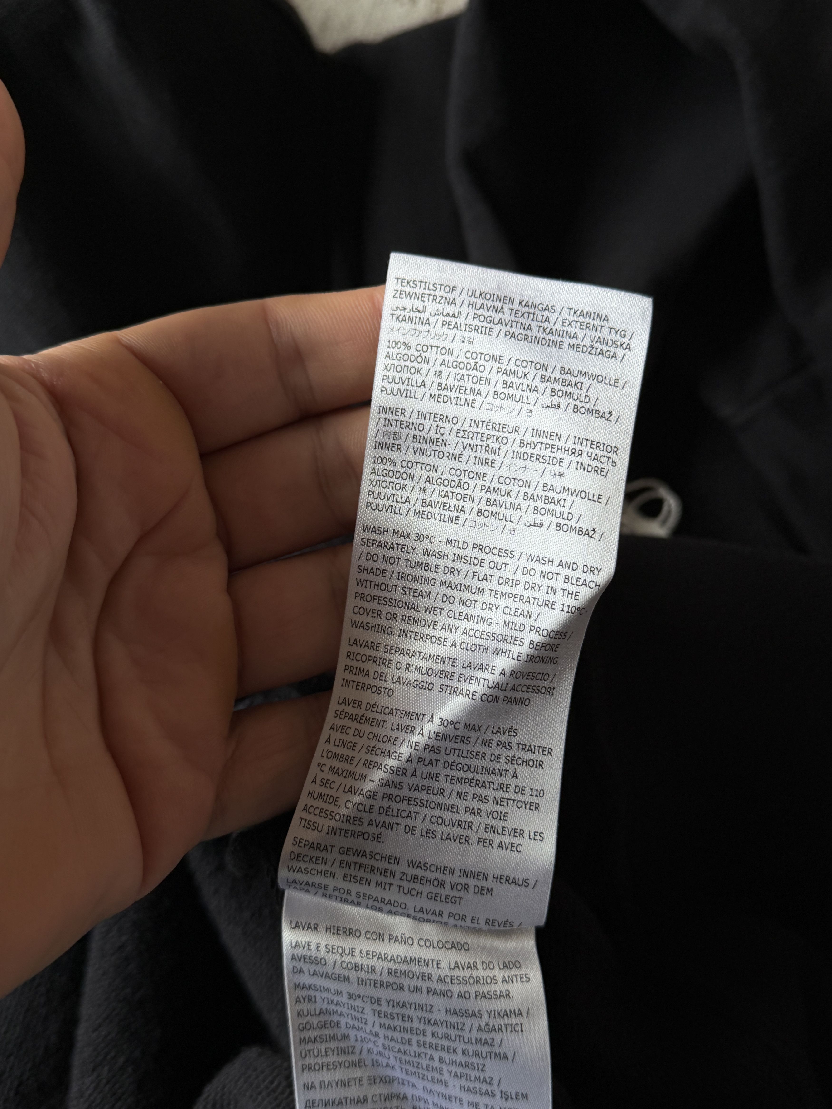 Maison Margiela Margiela Numbers Oversize hoodie Size US L / EU 52-54 / 3 - 8 Thumbnail