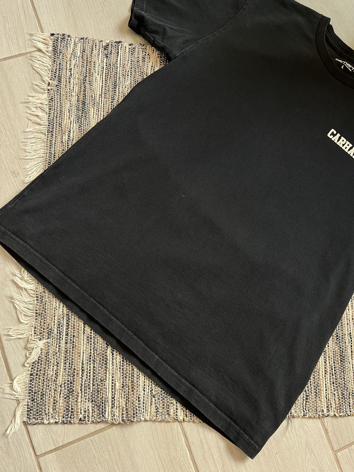 Carhartt × Vintage Carhartt t-shirt faded black minimalistic logo Size US L / EU 52-54 / 3 - 7 Thumbnail