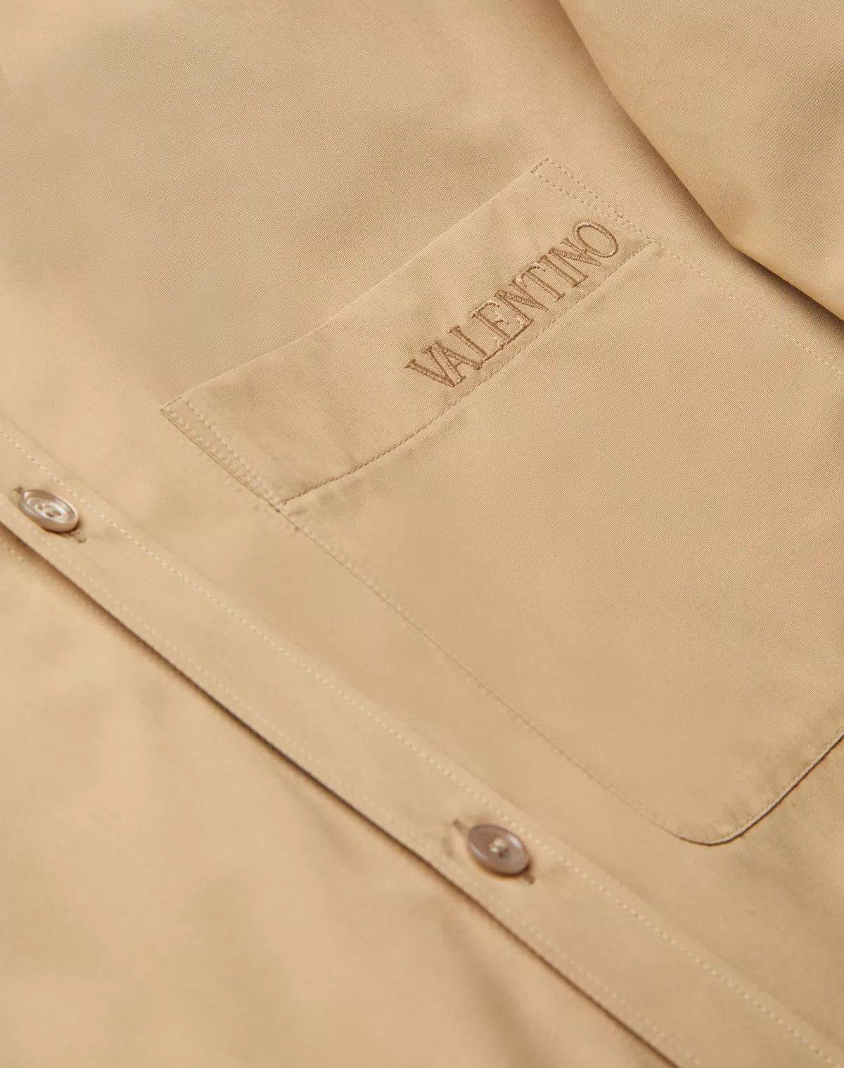 Valentino oc11z0725 Long Sleeve Cotton Shirt in Beige Size US L / EU 52-54 / 3 - 7 Thumbnail