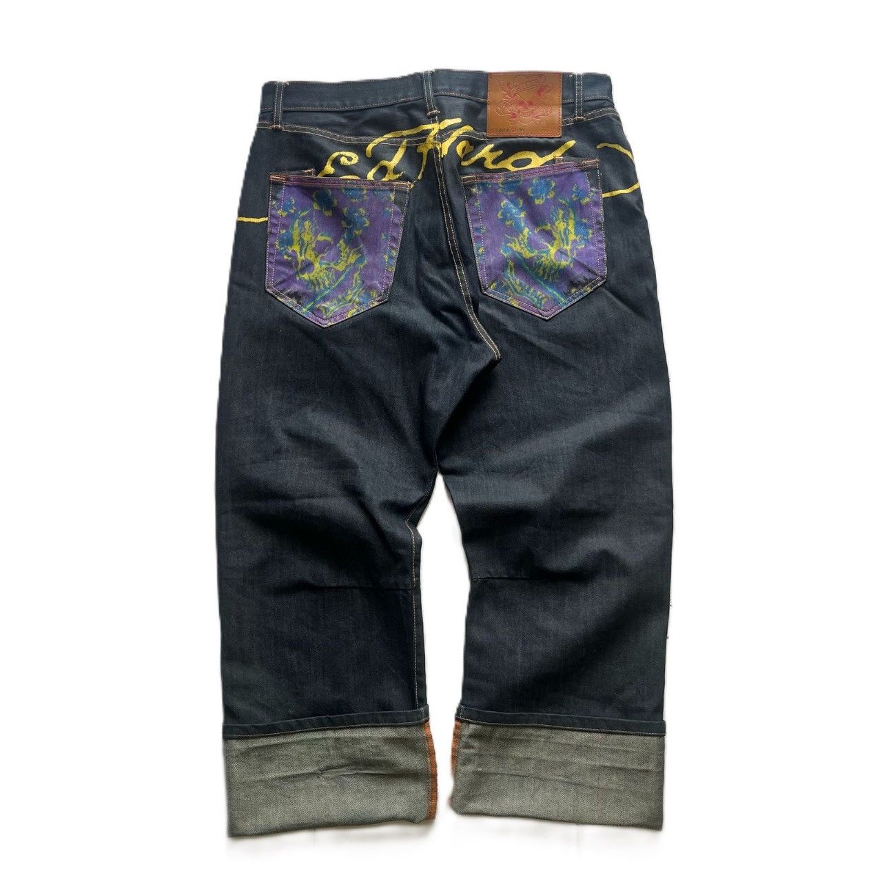 Ed Hardy × Vintage Ed Hardy Skull Jeans Size US 36 / EU 52 - 1 Thumbnail