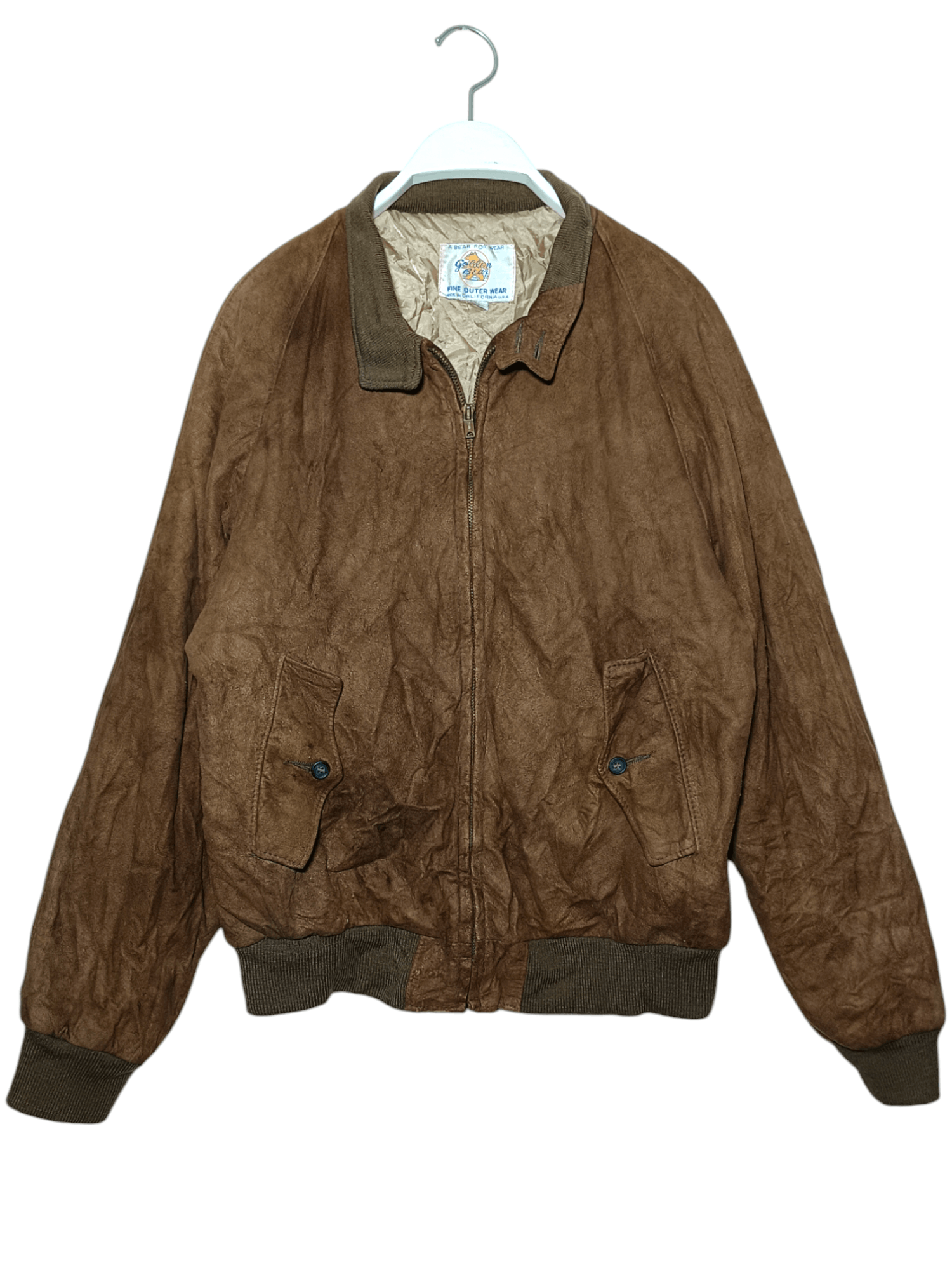 Golden Bear × Vintage Vintage Golden Bear Leather Jacket Size US M / EU 48-50 / 2 - 1 Thumbnail