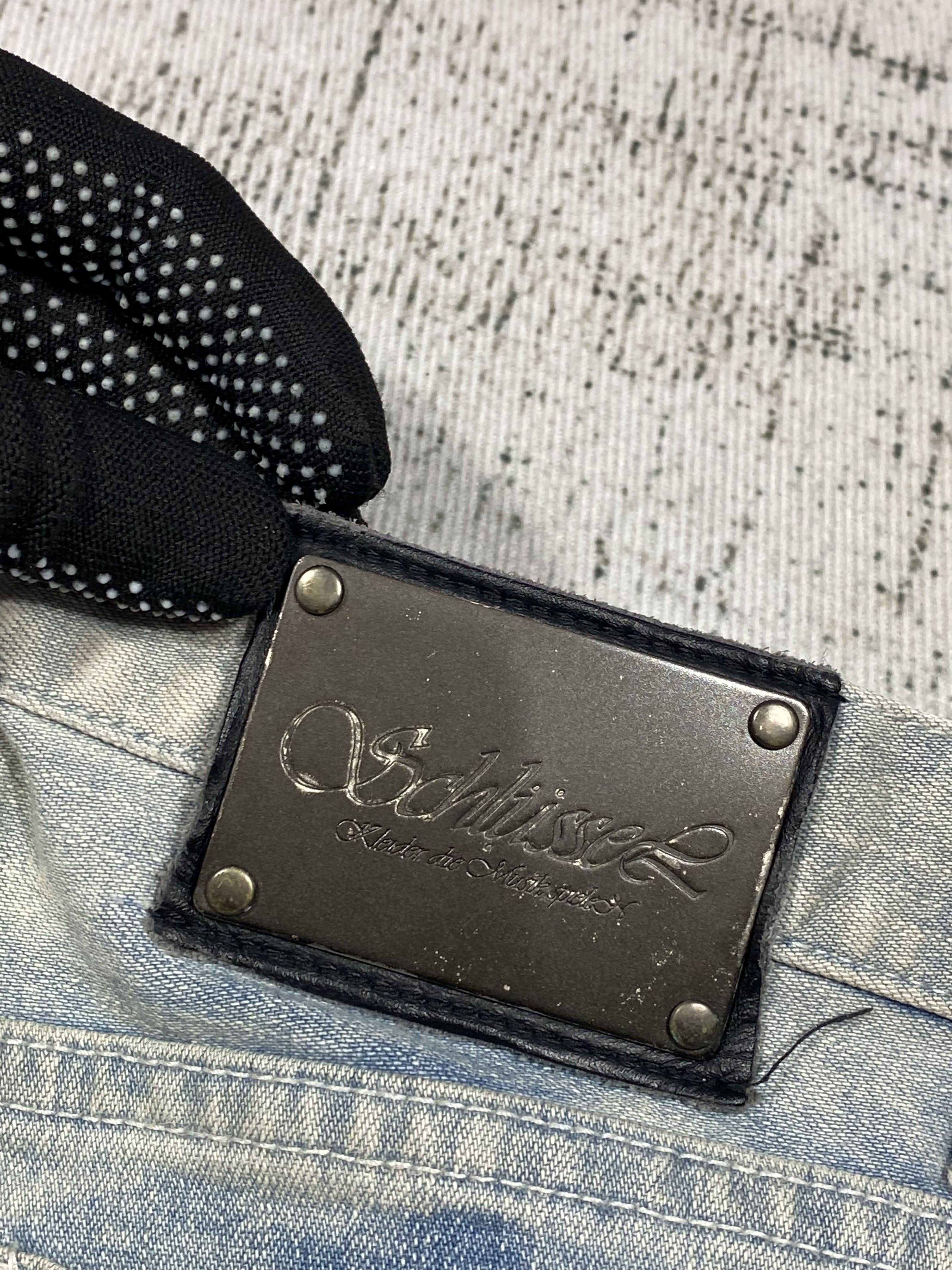Schlussel SICKS💥Low rise Slim Flared Bootcut Lightning Distressed Size US 30 / EU 46 - 10 Thumbnail