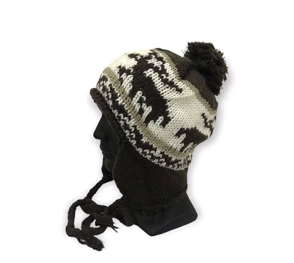 Japanese Brand × Vintage Japanese Brand Navajo Earflap Beanie Hat Size ONE SIZE - 1 Thumbnail