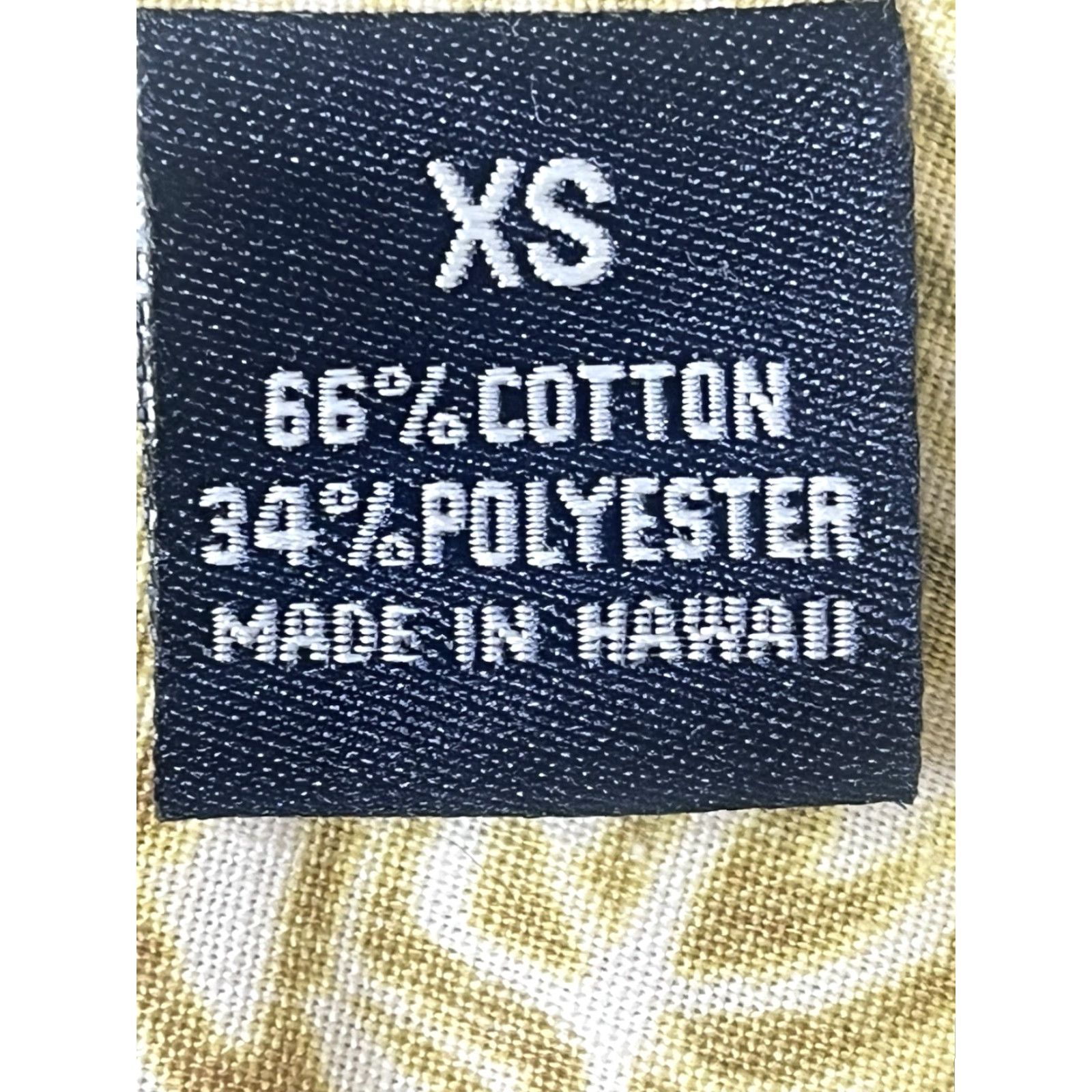 Vintage VINTAGE Duke Kahanamoku Hawaiian Button-Up Shirt Men XS Yellow Floral Short Sleeve Collared Cotton Made in USA Size US XS / EU 42 / 0 - 6 Thumbnail