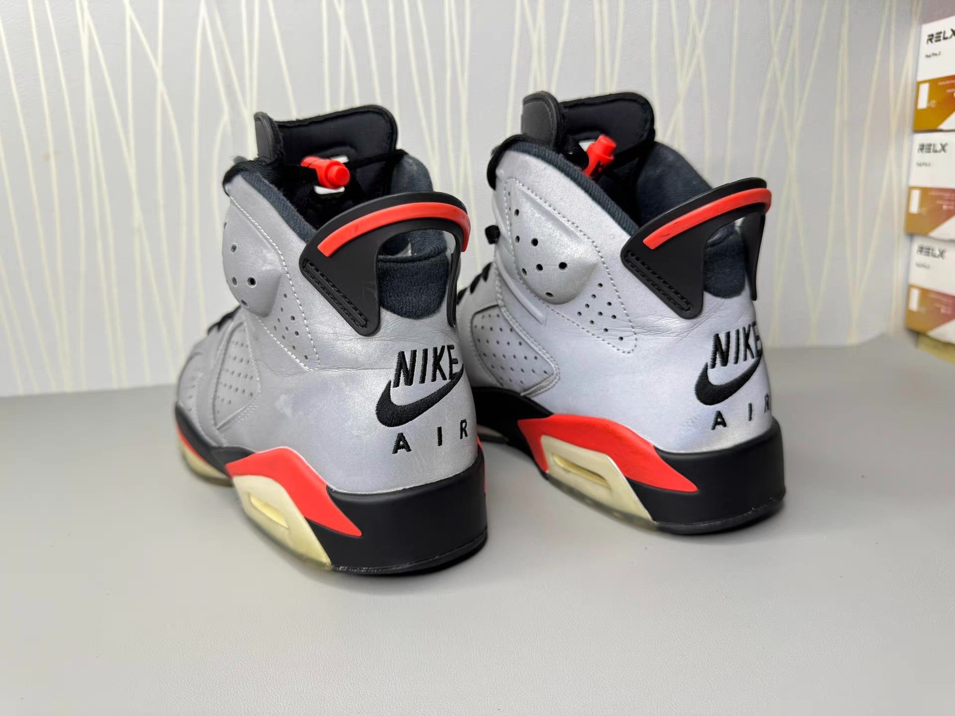 Nike AirJordan6Retro Reflectionsof aChampionReflectiveSilver Q10 Size US 9 / EU 42 - 3 Thumbnail