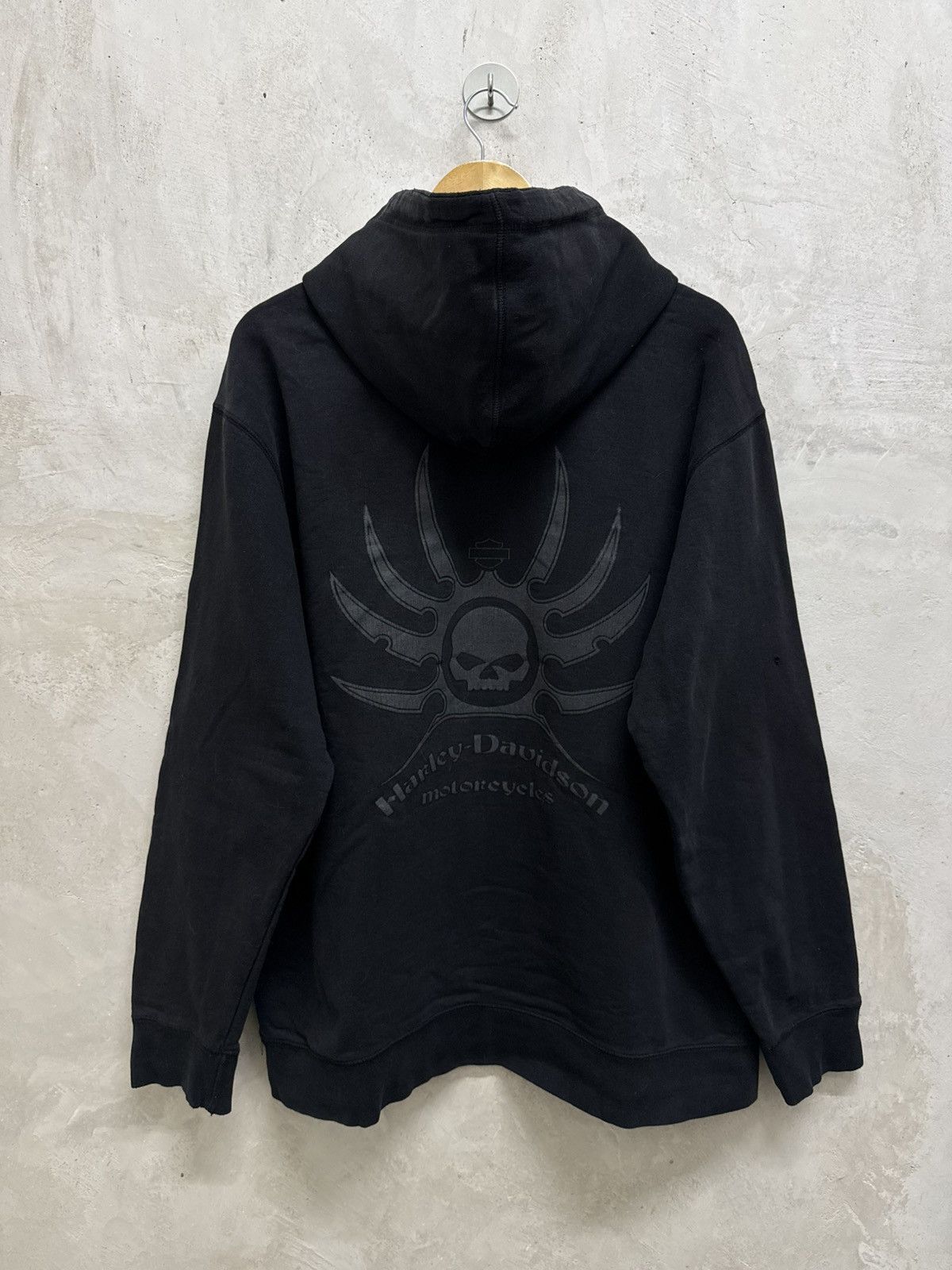 Harley Davidson 2000s Harley Davidson Cyber Skulls Grunge Hoodie Size US L / EU 52-54 / 3 - 1 Thumbnail