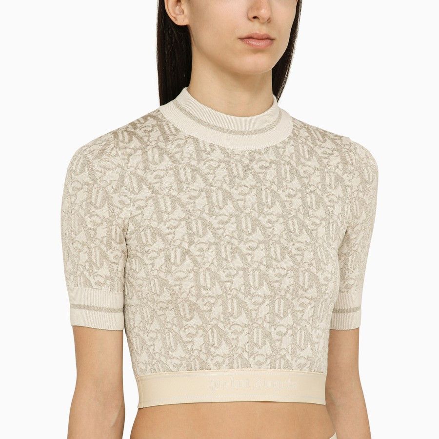 Palm Angels o1d2blof0924 Viscose Tops In White Size M / US 6-8 / IT 42-44 - 4 Thumbnail