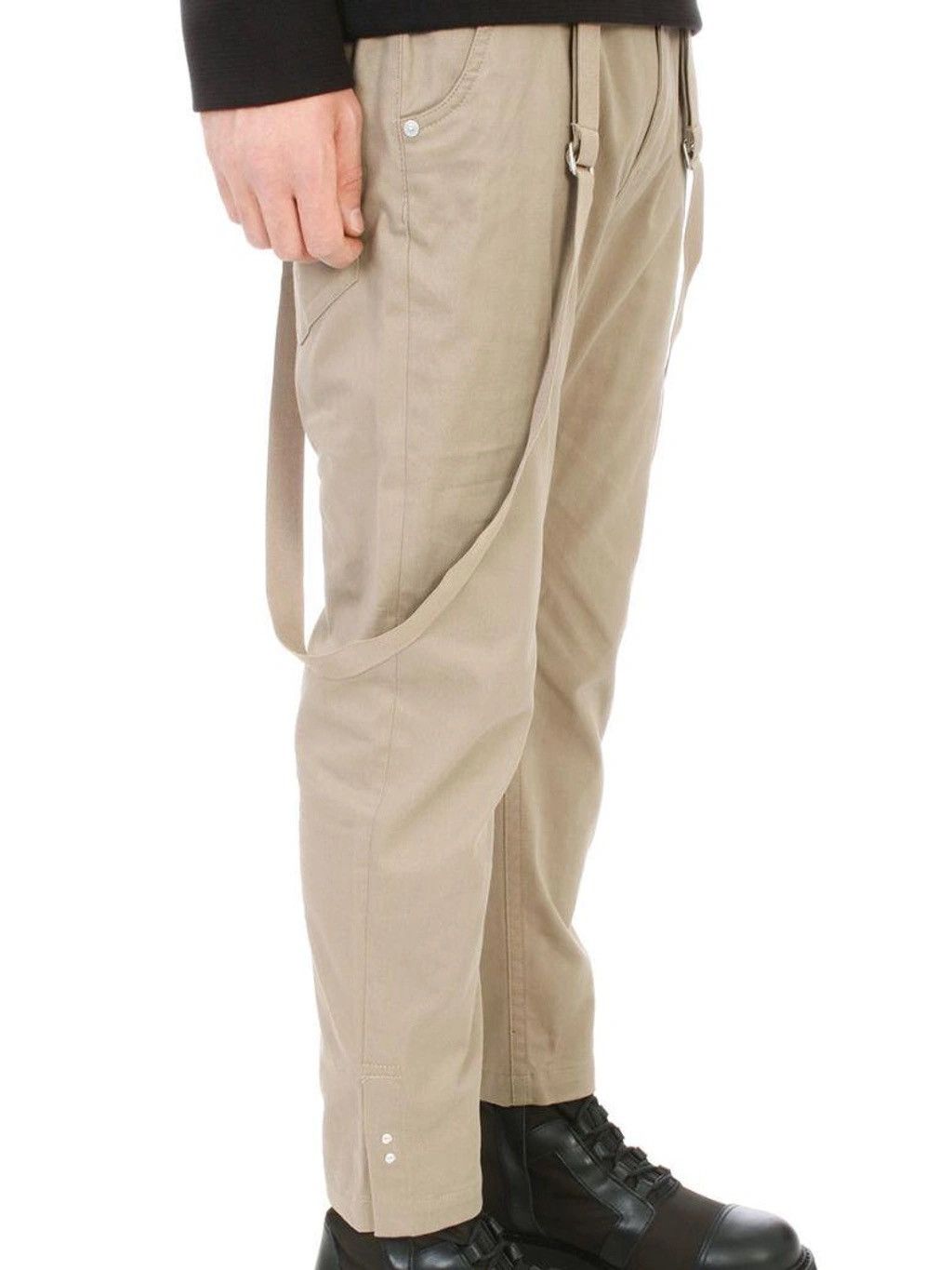 Helmut Lang Helmut Lang Crop Suspender Trouser Brown Size US 30 / EU 46 - 6 Thumbnail
