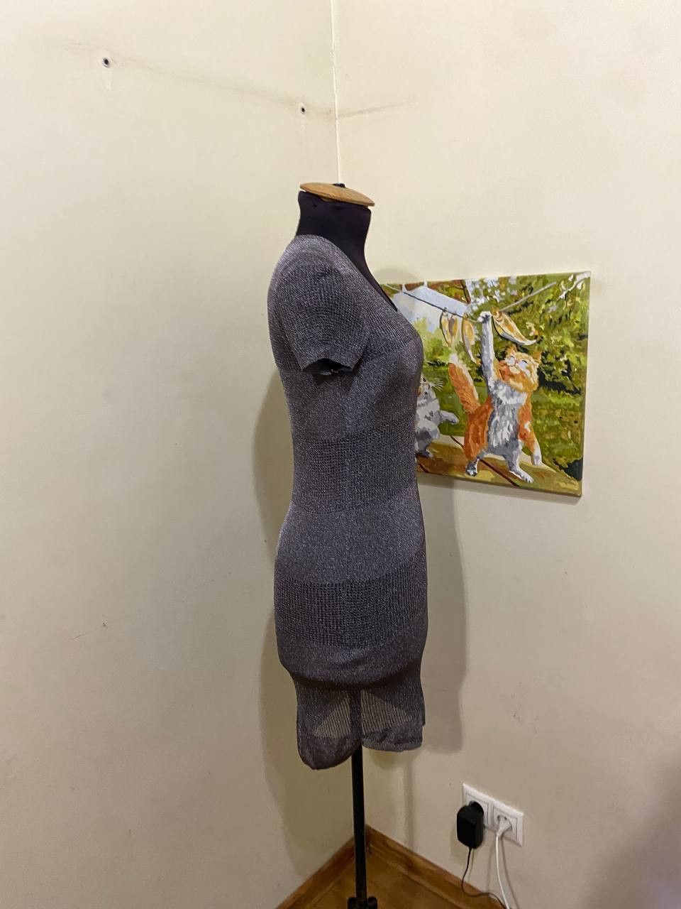 Dolce & Gabbana DOLCE & GABBANA Alpaca Wool Knit Bodycon Sleeveless Dress Size S / US 4 / IT 40 - 6 Thumbnail