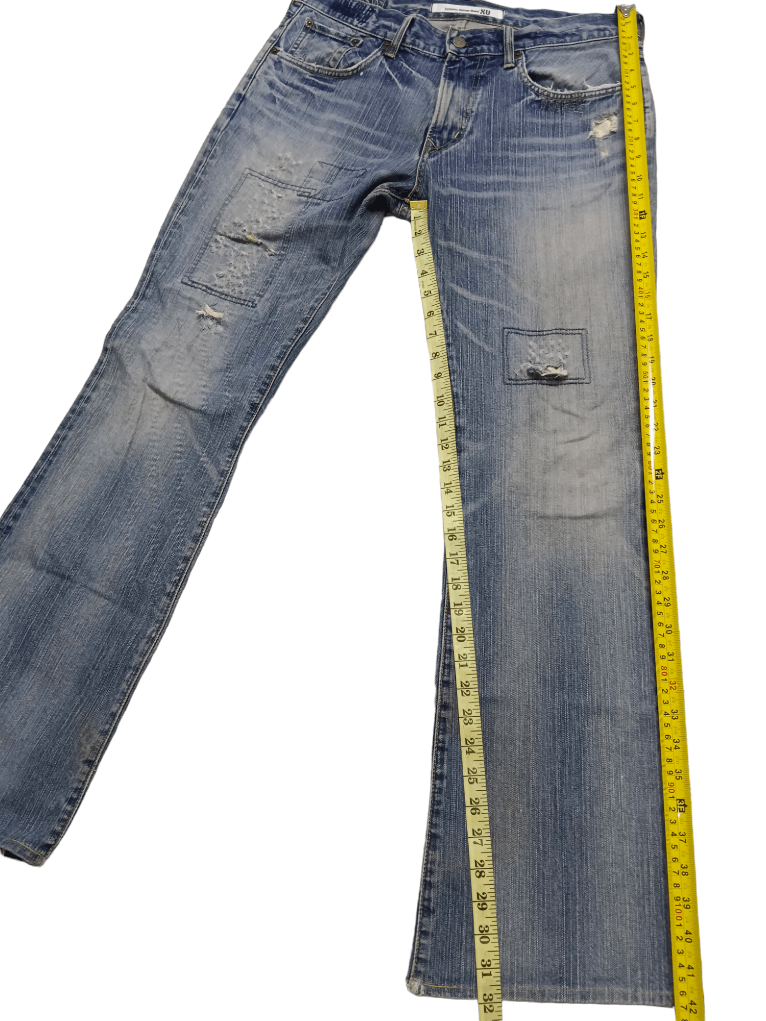 Edwin Edwin Seditionaries Distressed Flare Denim Size US 32 / EU 48 - 15 Thumbnail