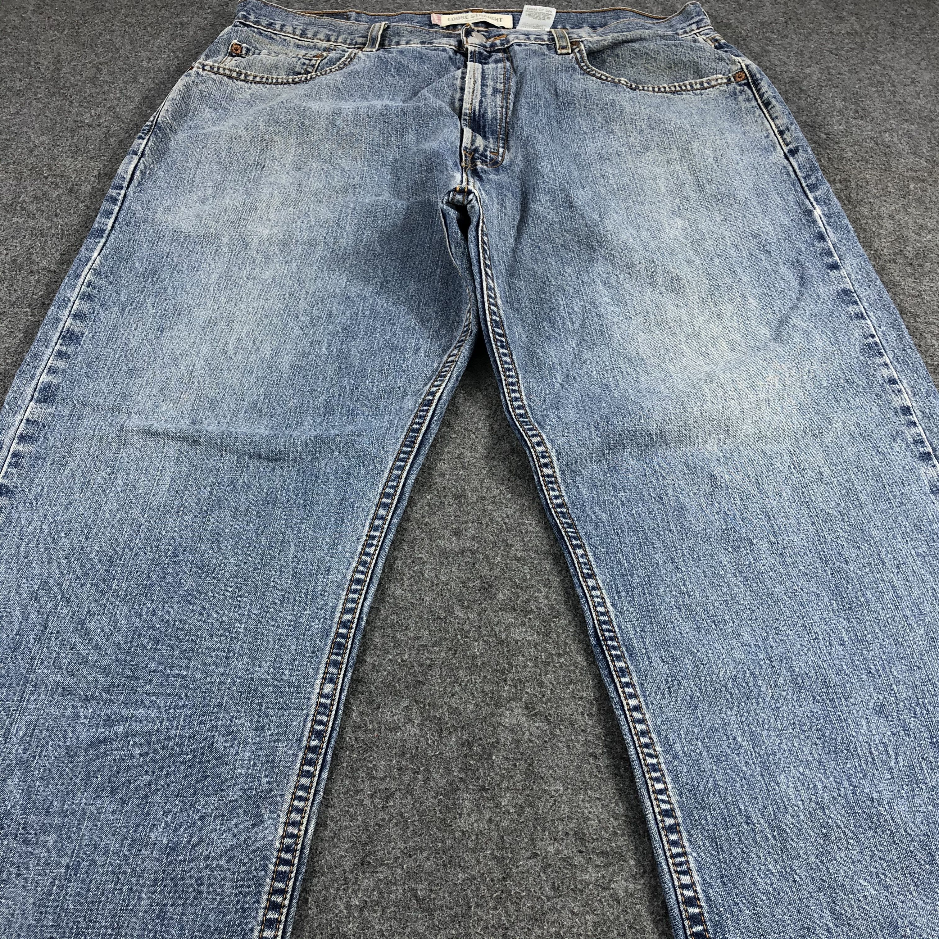 Levi's × Vintage Vintage Mid Wash Levis 565 Jeans-JM1188 Size US 37 - 3 Thumbnail