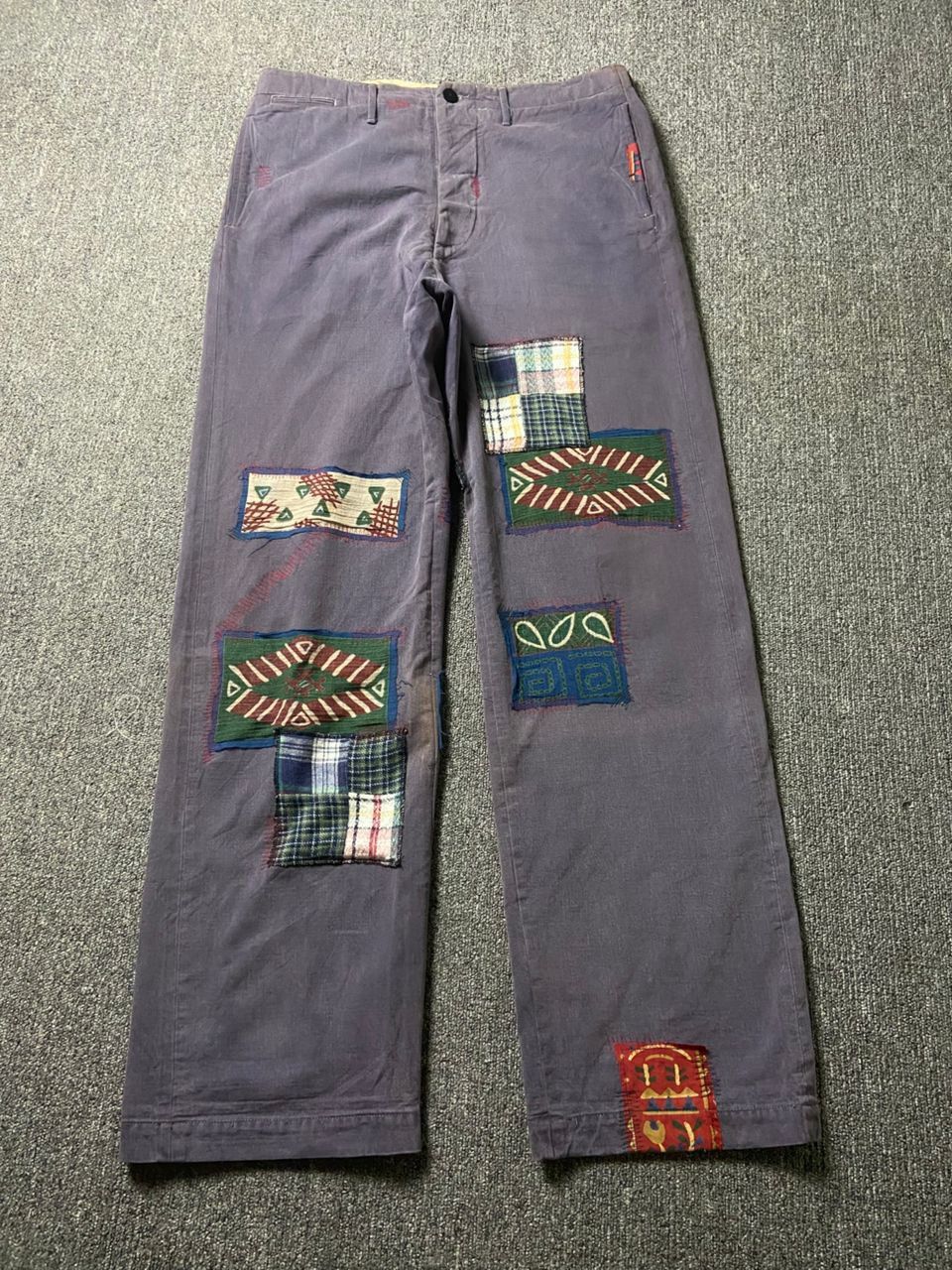 Kapital Kapital Japanese Brand Unique Patchwork Pants (185) Size US 35 - 1 Thumbnail
