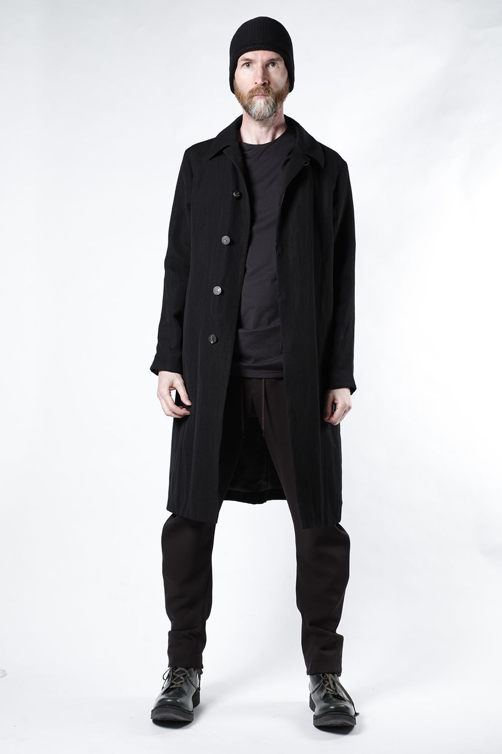 Devoa Virgin Wool/Canapa (Hemp) Soft Gabardine Coat Size US M / EU 48-50 / 2 - 5 Thumbnail