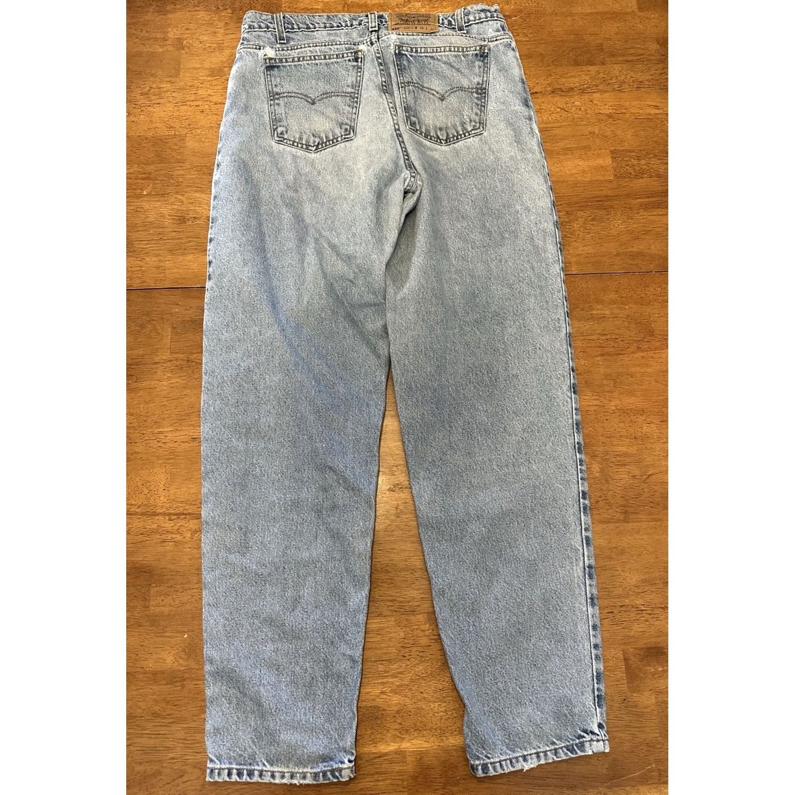 Levi's VINTAGE Levis 550 Jeans 36x32 Regular Men Blue Denim Size US 36 / EU 52 - 3 Thumbnail