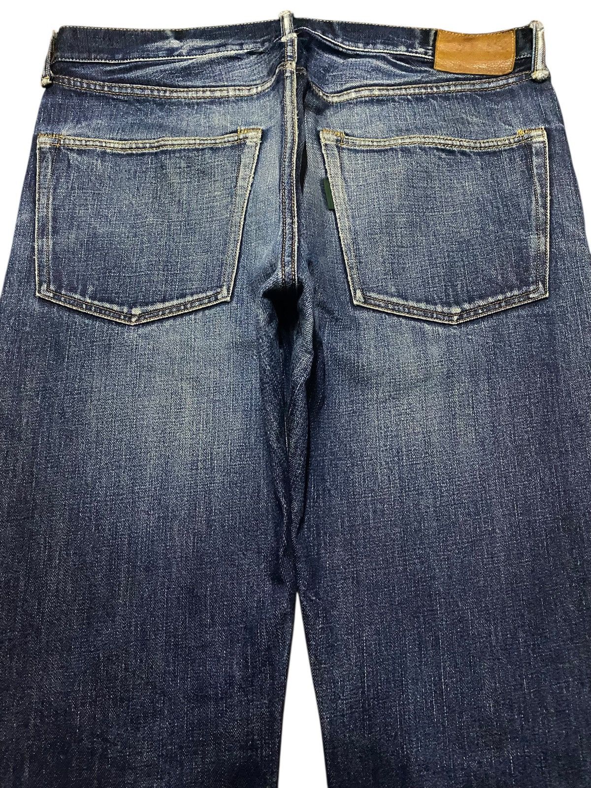 Japanese Brand Vintage Japan Brand Green Label Button Donut Button Fly Jean Size US 34 / EU 50 - 4 Thumbnail