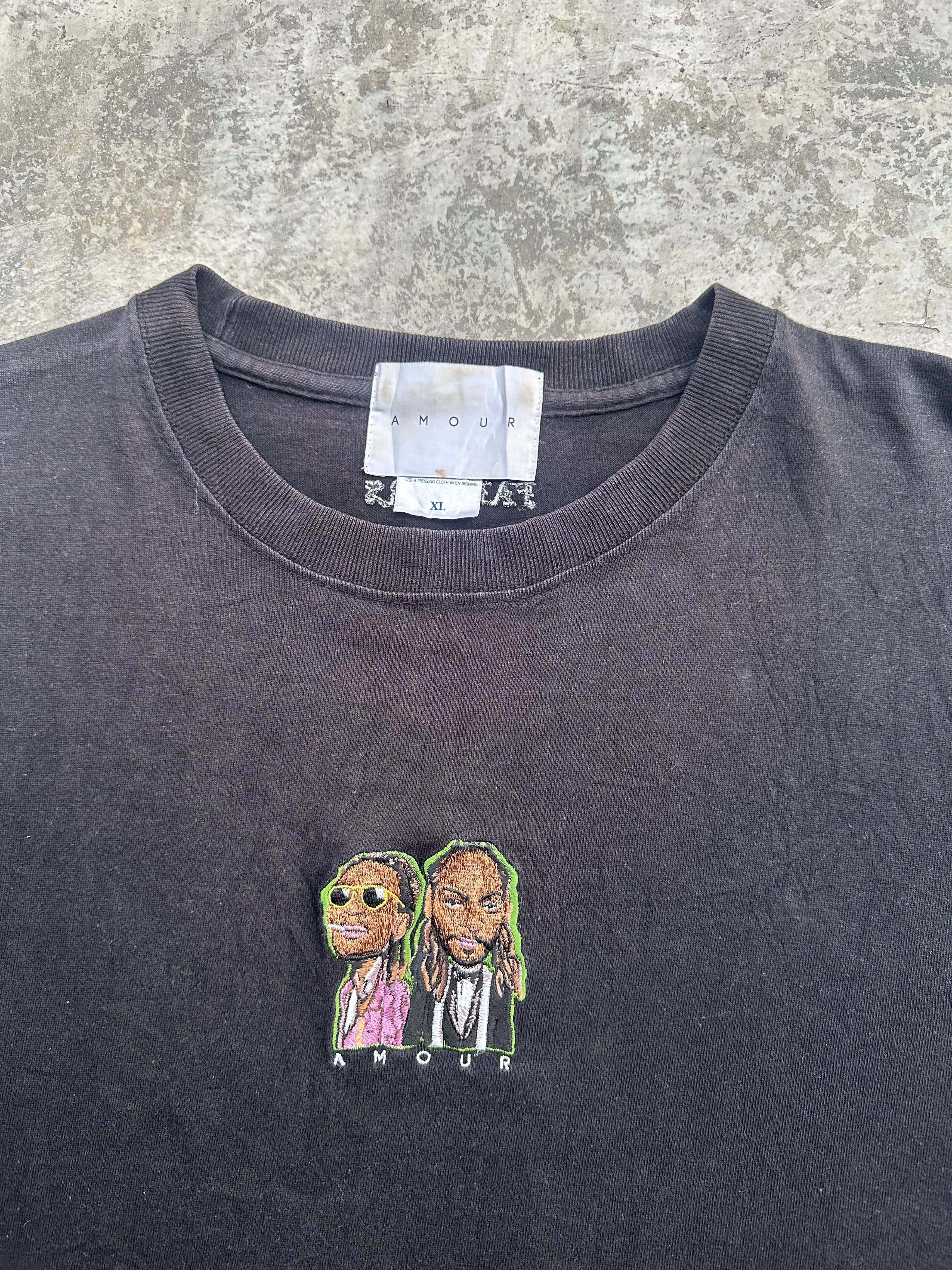 Rap Tees Vintage Snoop Doggy Dogg & Wiz Khalifa Amour Famours Size US XL / EU 56 / 4 - 4 Thumbnail