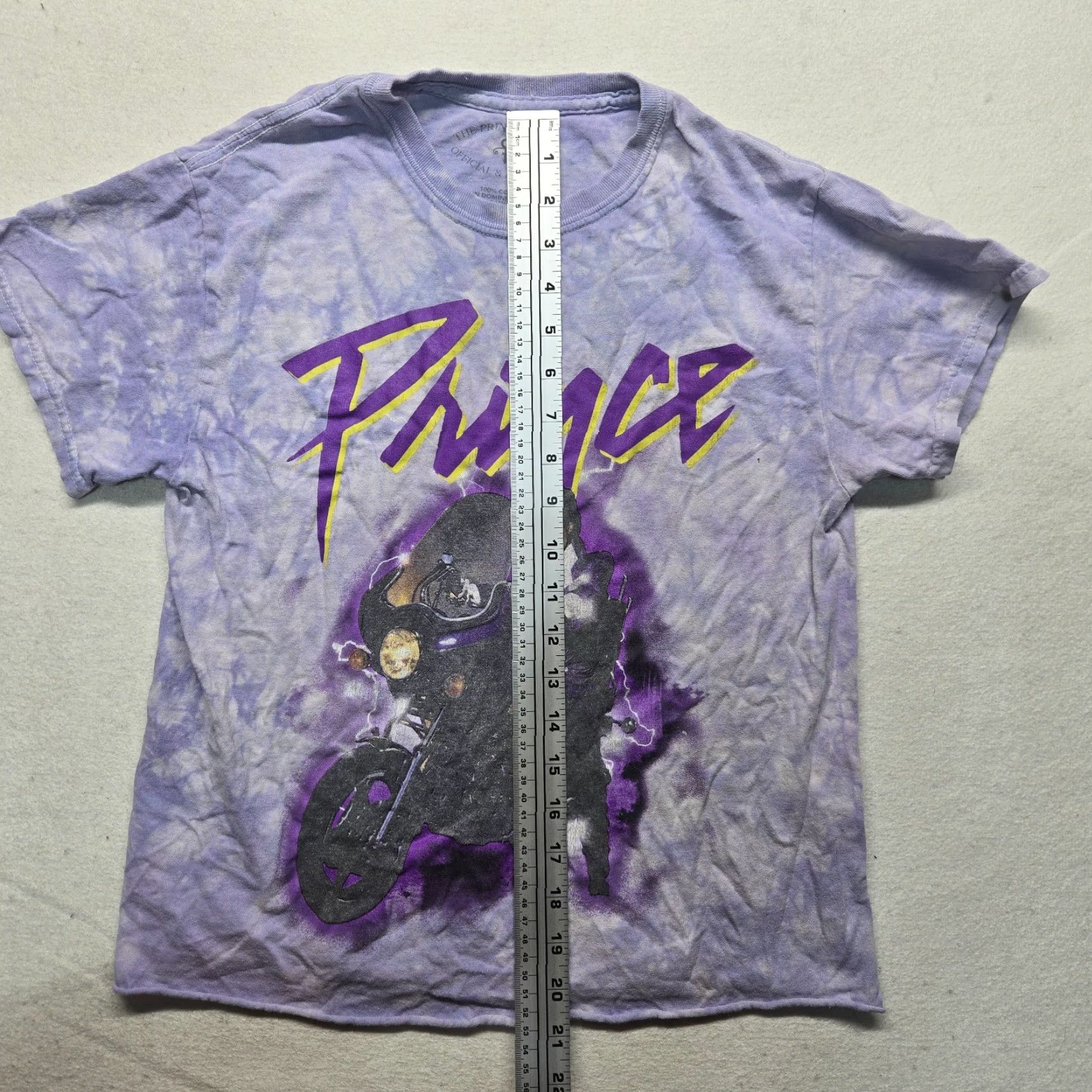 Prince VINTAGE Prince Shirt Women S Cropped Purple 90s Motorcycle Music Rock Adult Small Size Shirt Mens Womens Girls Not applicable Size S / US 4 / IT 40 - 6 Thumbnail