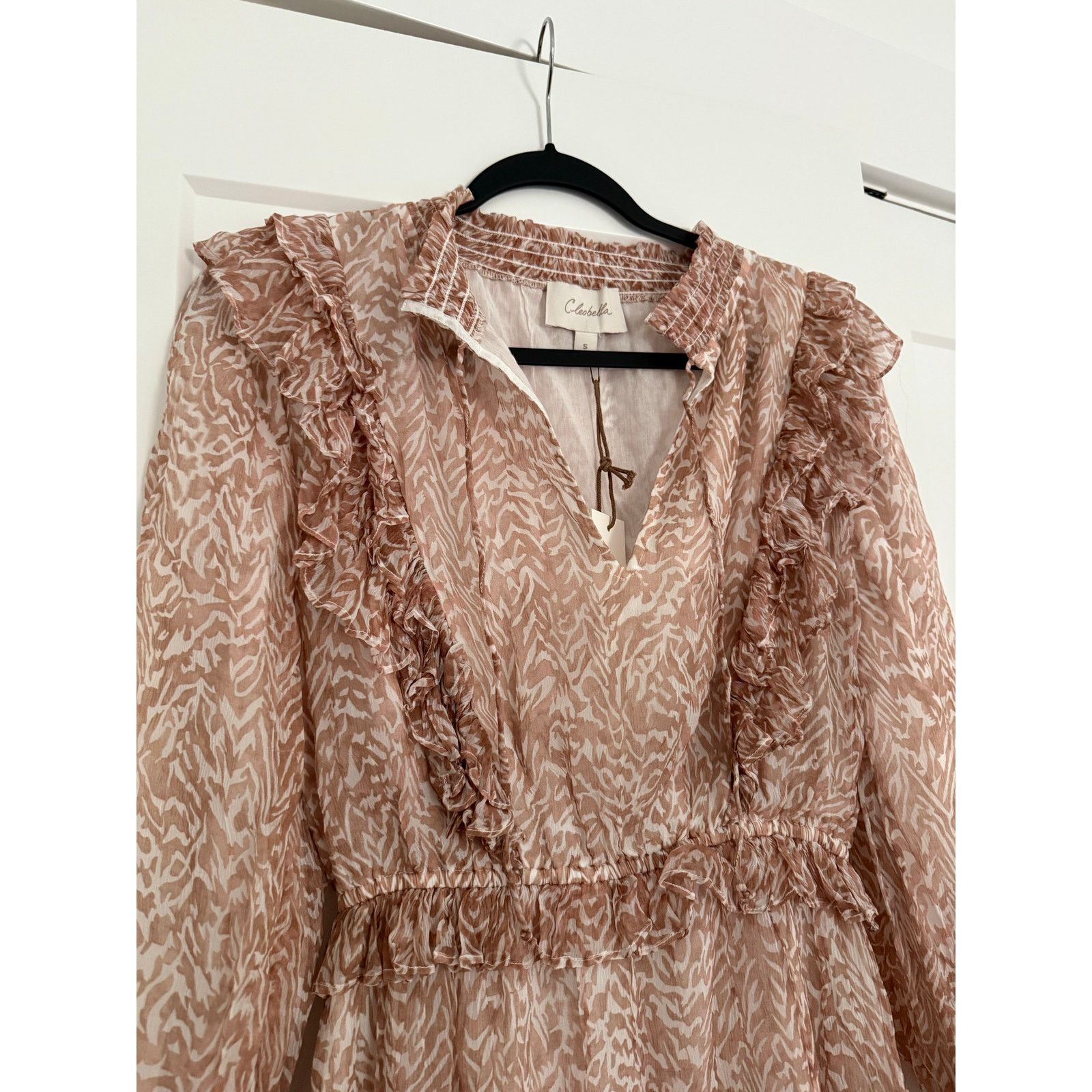 Cleobella $248 New Cleobella Zaria Mini Dress - Zebra - small Size S / US 4 / IT 40 - 3 Thumbnail