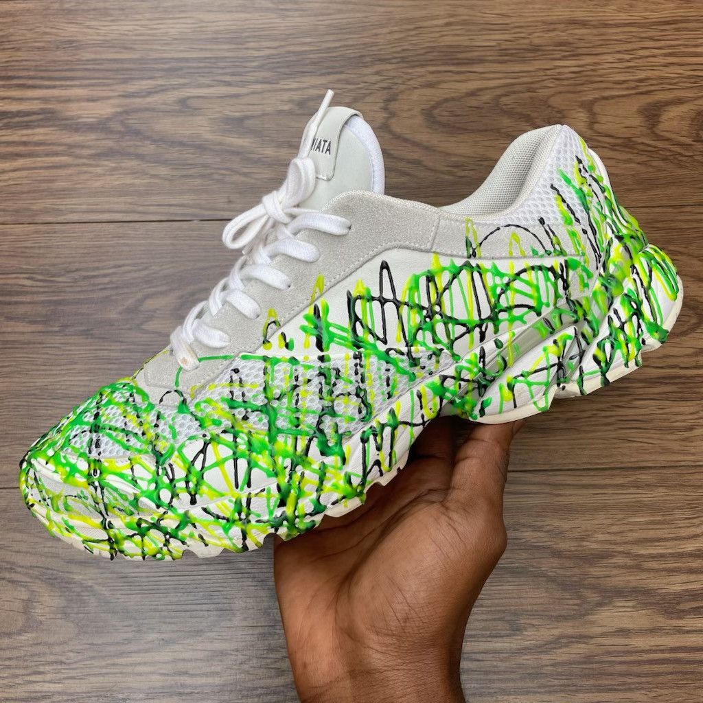 Premiata Premiata Hand Painted Sneakers Size US 11 / EU 44 - 6 Thumbnail
