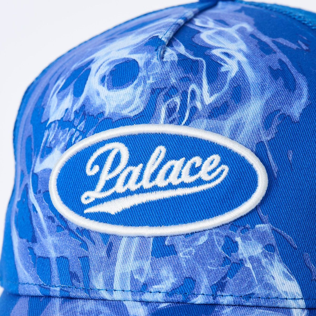 Palace Palace Smoked Trucker Hat Blue Size ONE SIZE - 3 Thumbnail