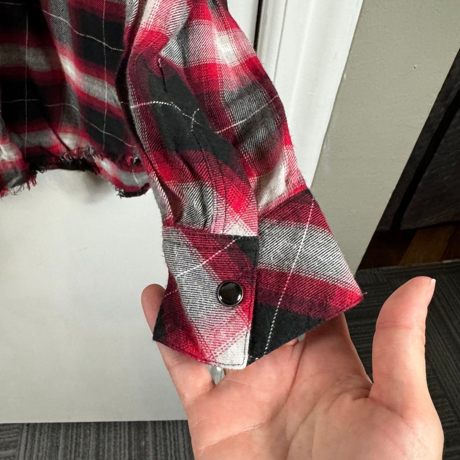 Rails Rails Leo Frayed Plaid Shirt fall casual snap up fall fraye Size S / US 4 / IT 40 - 6 Thumbnail