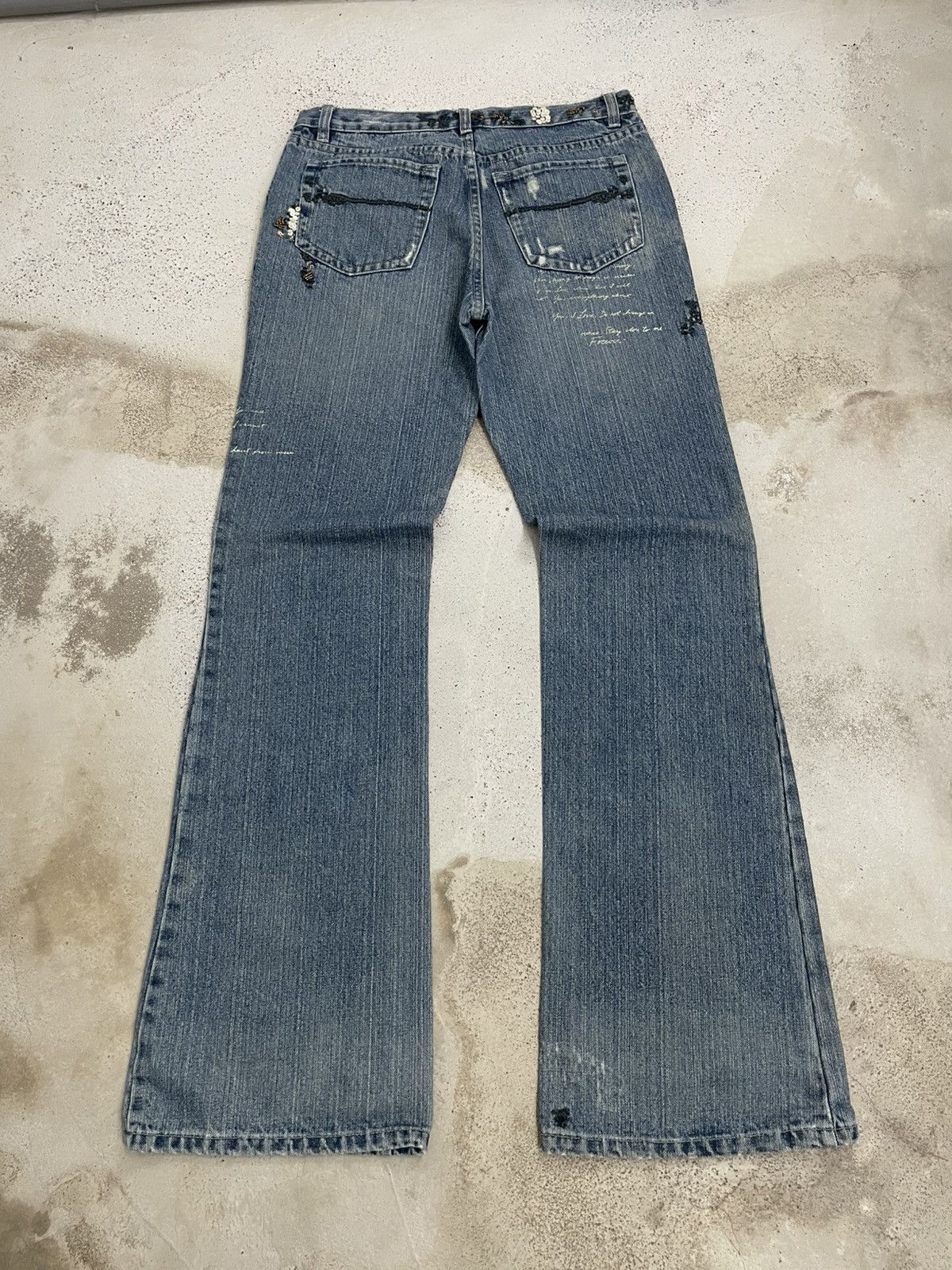 Designer Doll Jeans Creative Custom Soft Style Unisex Size US 30 / EU 46 - 4 Thumbnail