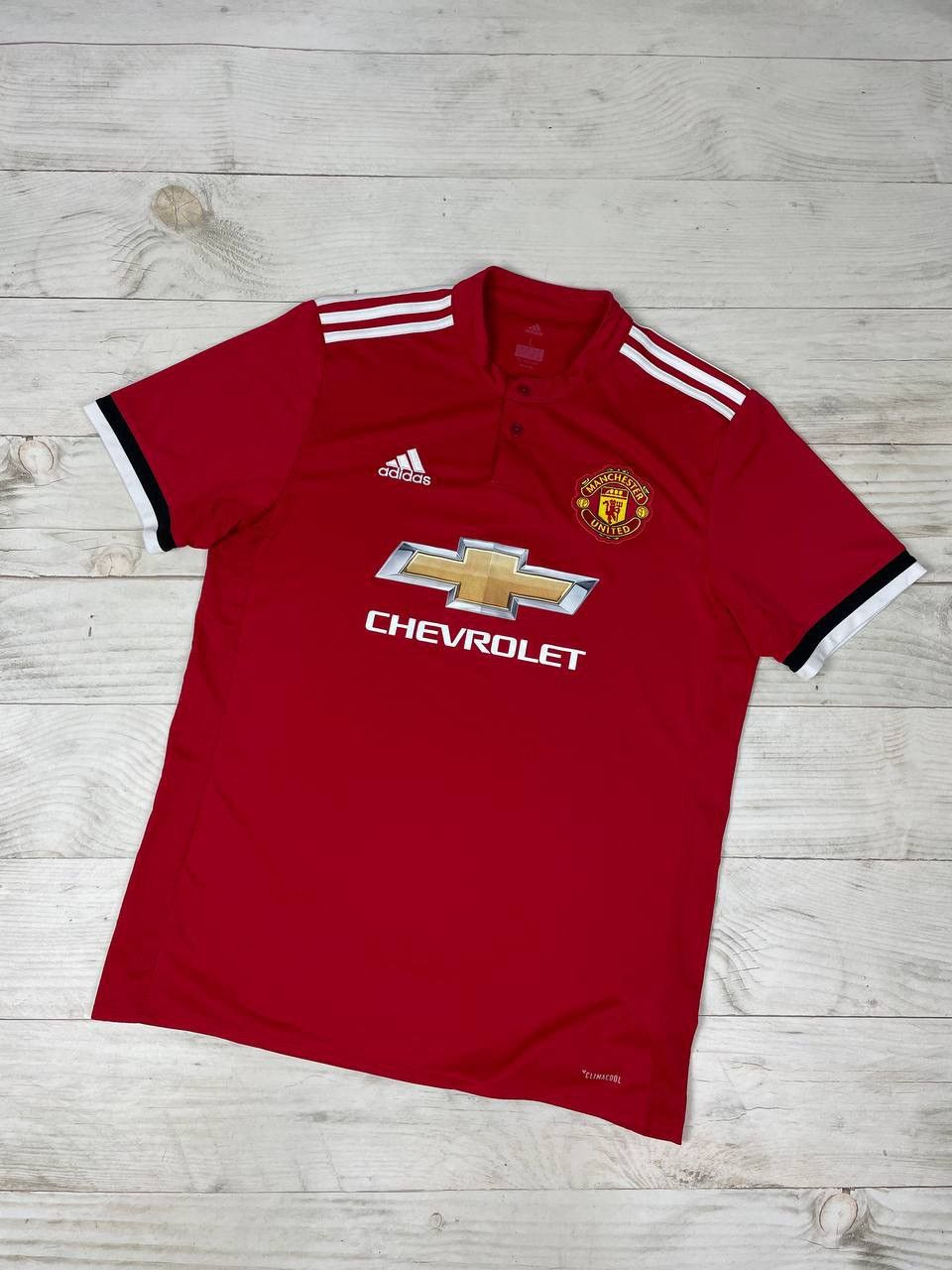 Adidas Adidas Manchester United 2017 2018 Home Shirt Soccer Jersey Size US L / EU 52-54 / 3 - 1 Thumbnail