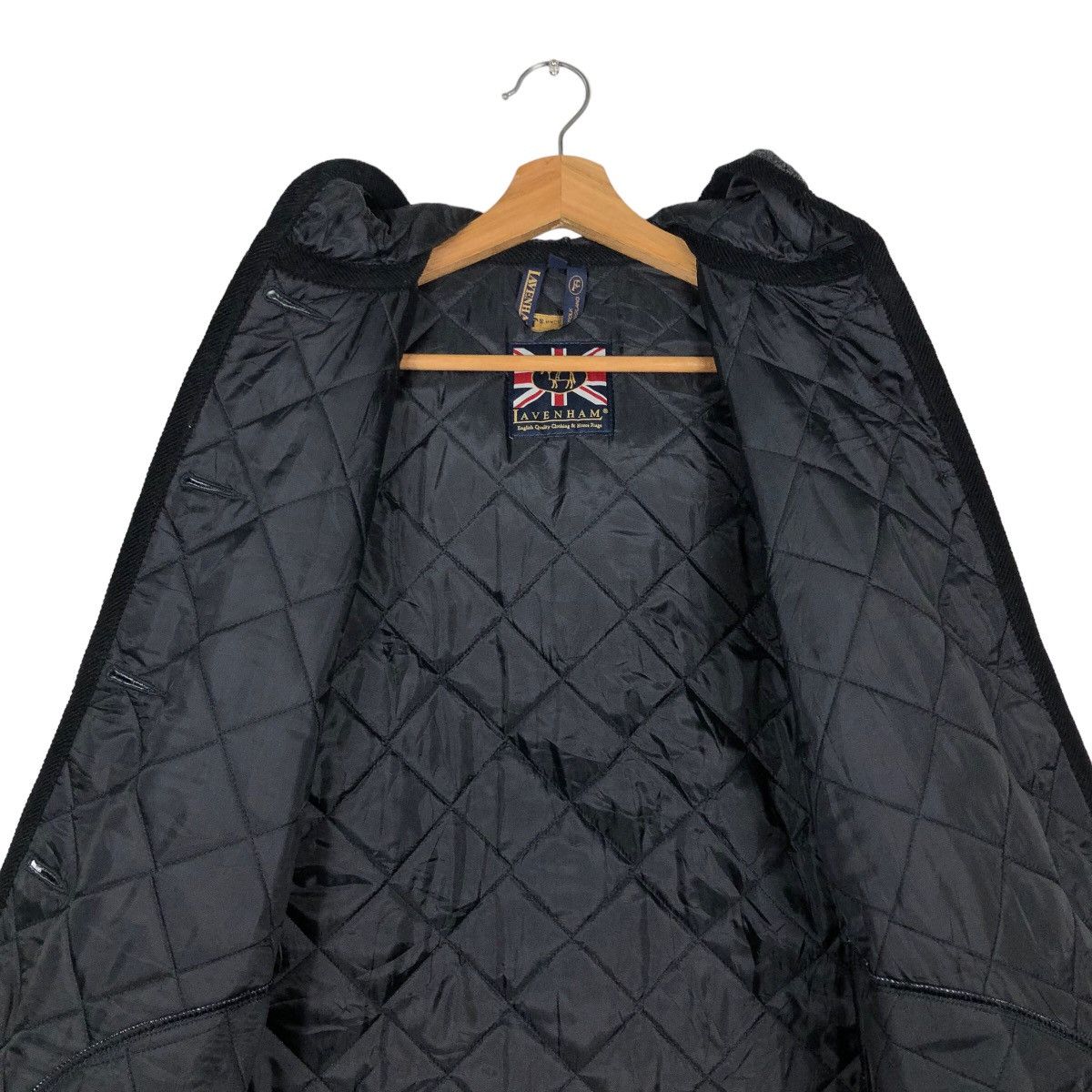 Lavenham 🔥Vintage Long Jacket Quilted Design Lavenham England Size US M / EU 48-50 / 2 - 14 Thumbnail