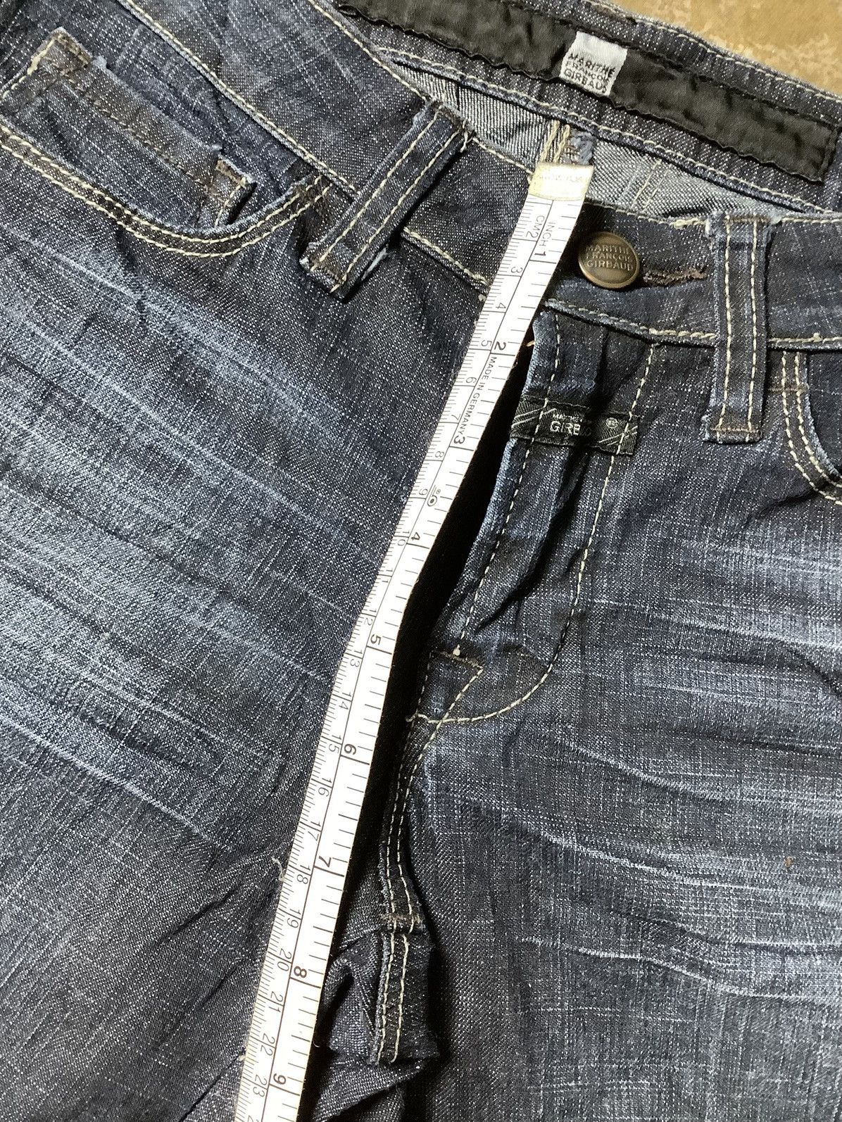 Japanese Brand × Marithe + Francois Girbaud Marithe Francois Girbaud Faded Blue Flare Jeans Size US 26 / EU 42 - 15 Thumbnail