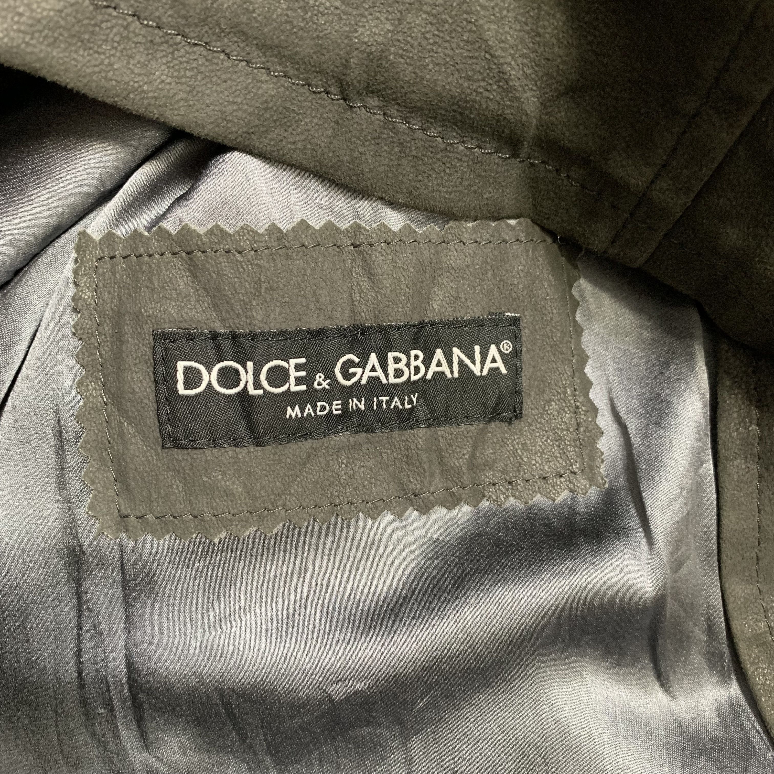 Dolce & Gabbana Dolce & Gabbana Lamb Leather Jacket Size M / US 6-8 / IT 42-44 - 10 Thumbnail