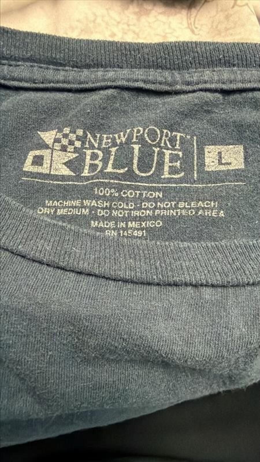 Other Newport Blue Beach Side T-Shirt L Surf Tee 2010s Size US L / EU 52-54 / 3 - 3 Thumbnail