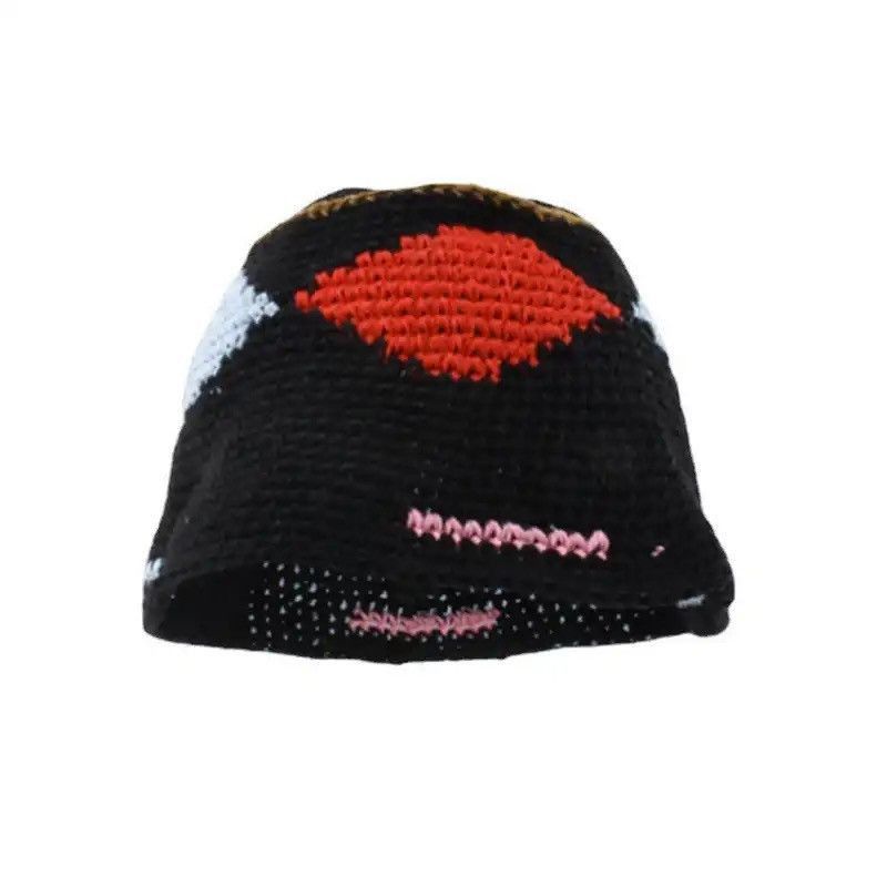 Japanese Brand Knitted Mix-color Bucket Hats Size ONE SIZE - 2 Thumbnail