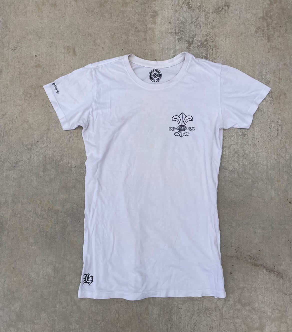 Chrome Hearts Vintage Chrome Hearts White Fleur T Shirt Size M / US 6-8 / IT 42-44 - 1 Thumbnail