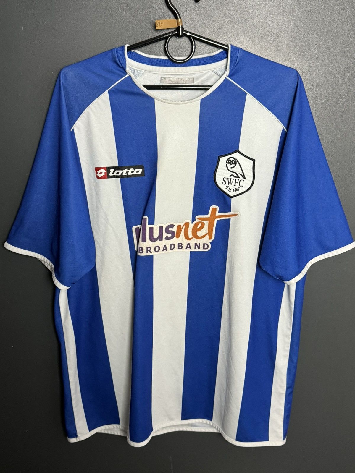 Lotto Sport Sheffield Wednesday 07/08 Home Football Jersey Size US M / EU 48-50 / 2 - 1 Thumbnail