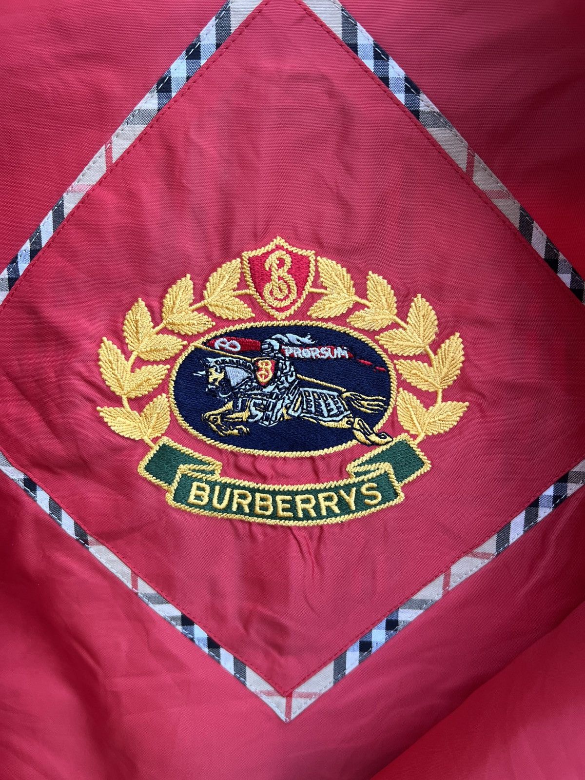 Burberry Burberry Red Button Jacket – Lightweight Casual Outerwear Size M / US 6-8 / IT 42-44 - 14 Thumbnail