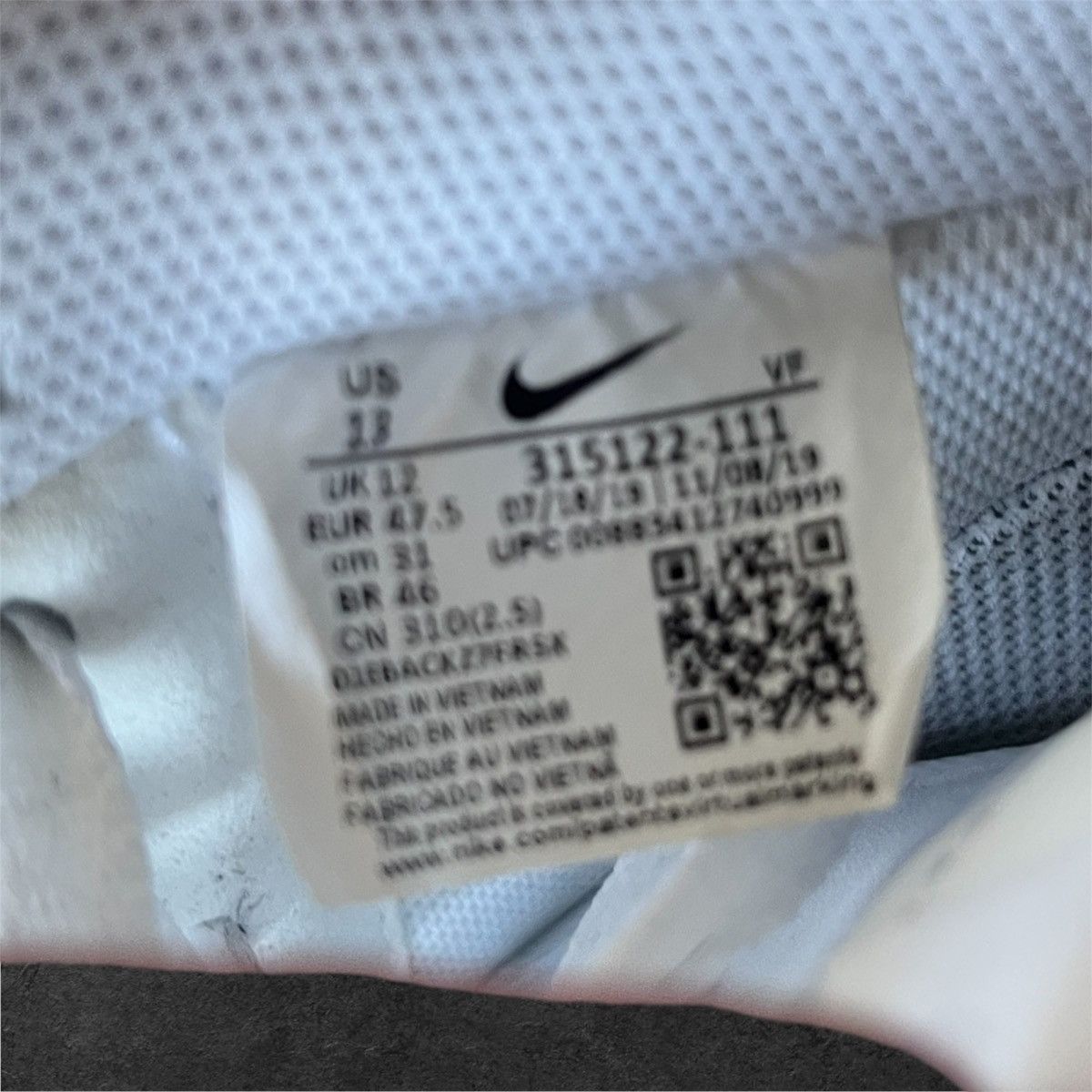 Nike White Nike Air Force 1s. Size US 13 / EU 46 - 10 Thumbnail