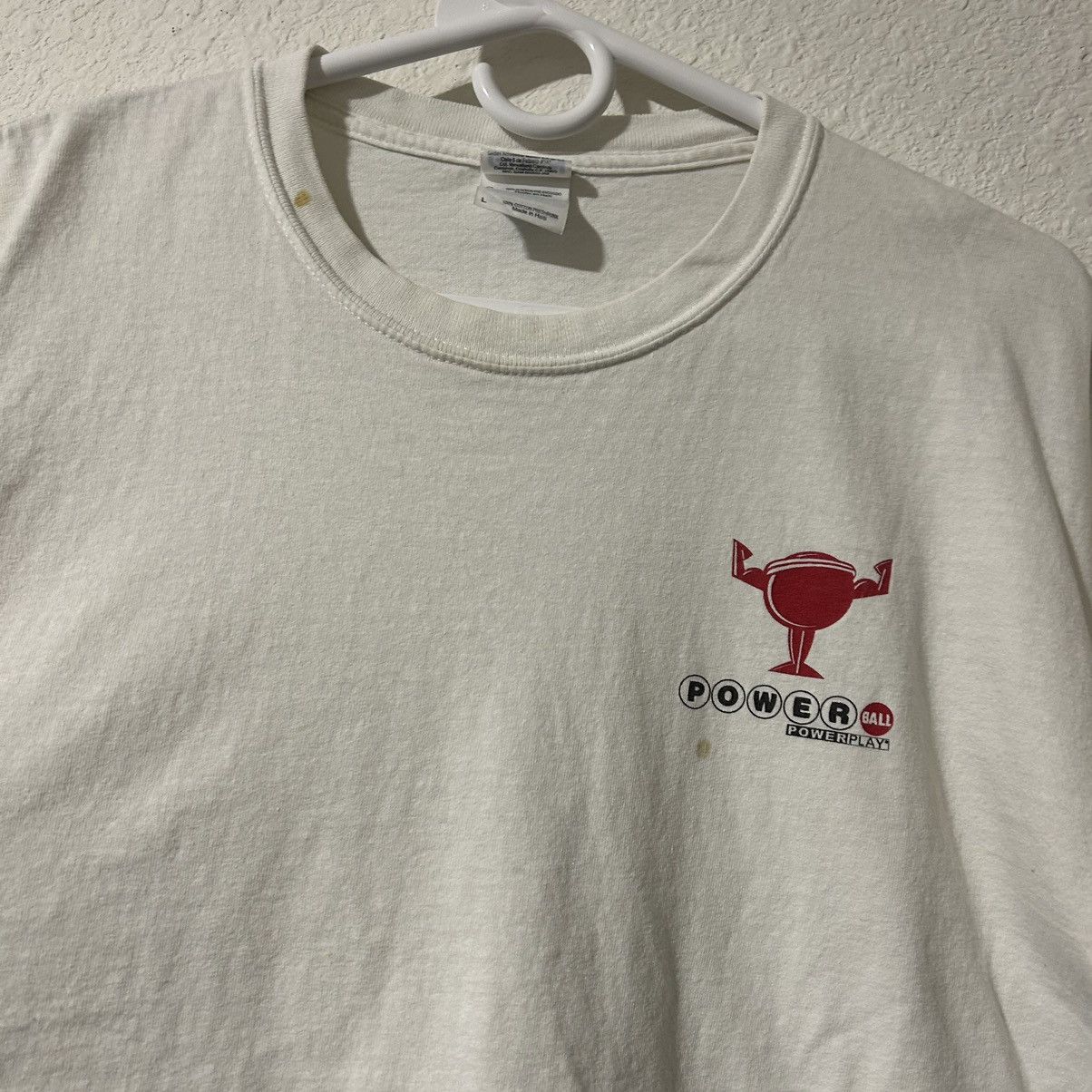 Vintage Vintage Powerball Oh! Lottery Gildan T-Shirt Men’s Large Size US L / EU 52-54 / 3 - 2 Thumbnail