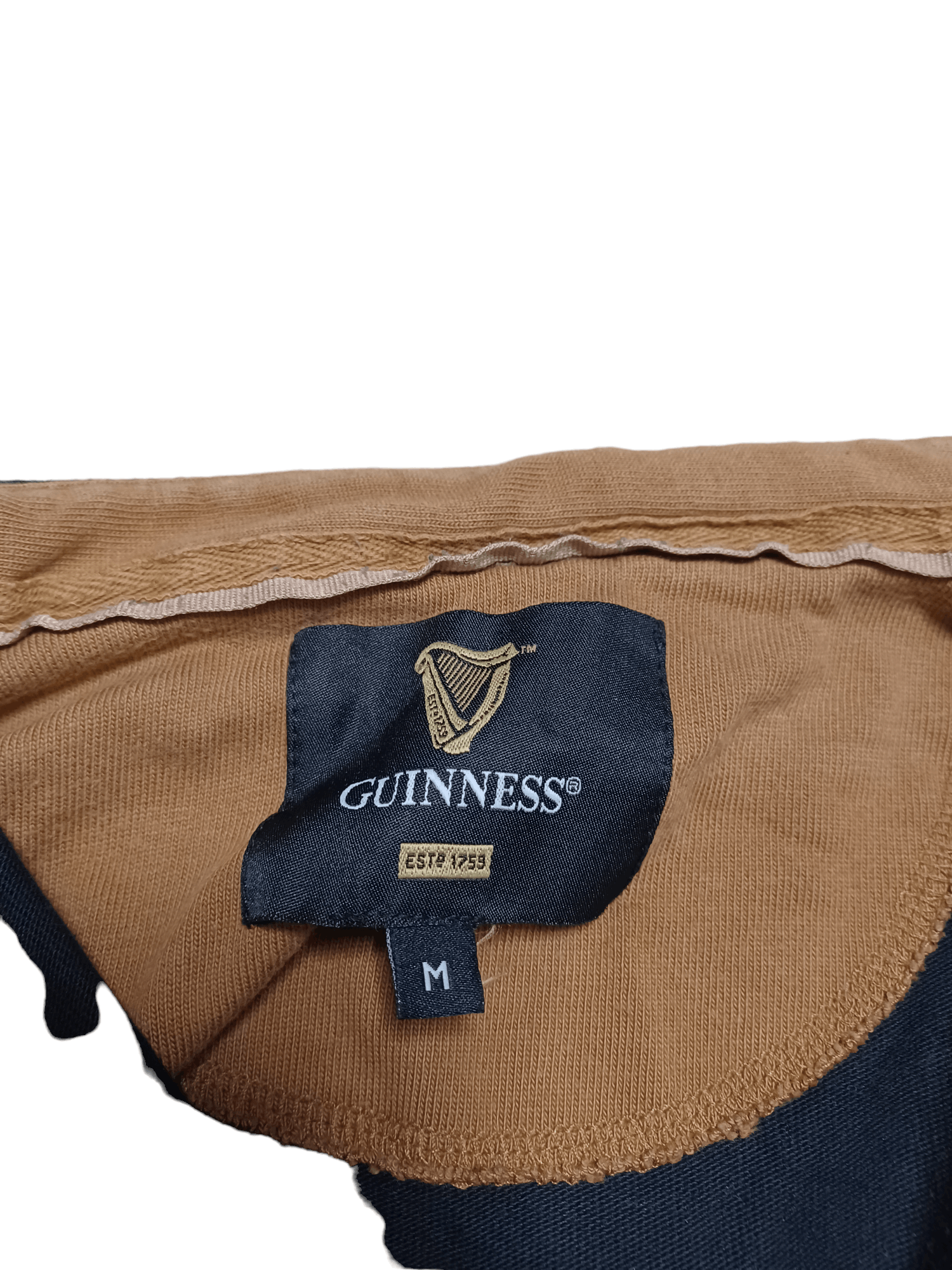 Other GUINNESS 1759 FANTSTIC BROWN RUGBY SHIRT BIGLOGO EMBROIDERED Size US M / EU 48-50 / 2 - 5 Thumbnail