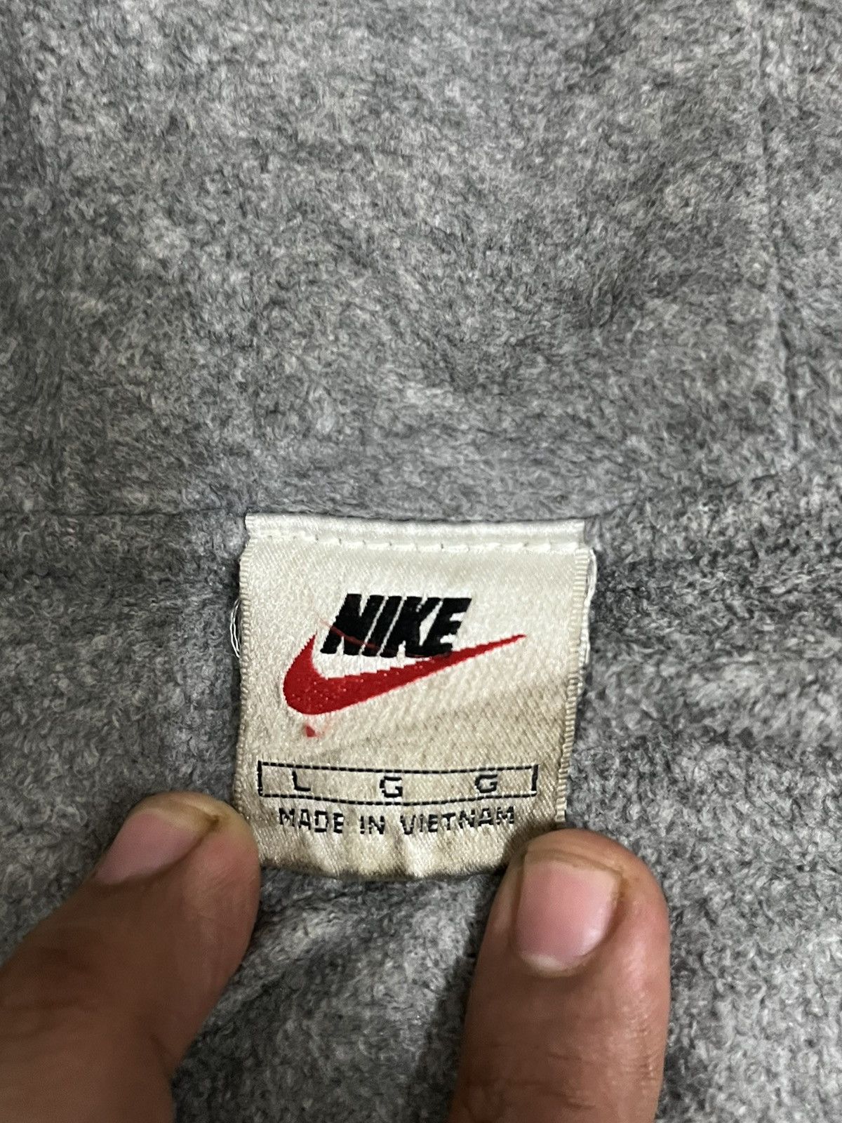 Nike Vintage 90’s Nike Swoosh Hoodie Style Jacket Size US L / EU 52-54 / 3 - 7 Thumbnail