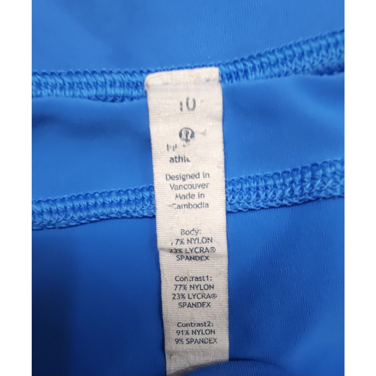 Lululemon Lululemon Speed Tight Luxtreme Cornflower Legging Ruched Run Size 32" / US 10 / IT 46 - 16 Thumbnail