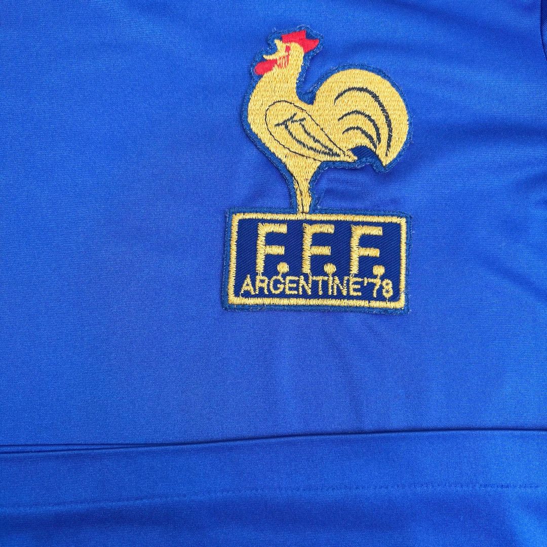 Adidas France FFF 1978 78 70s Vintage Adidas World Cup Jersey Shirt Size US S / EU 44-46 / 1 - 3 Thumbnail