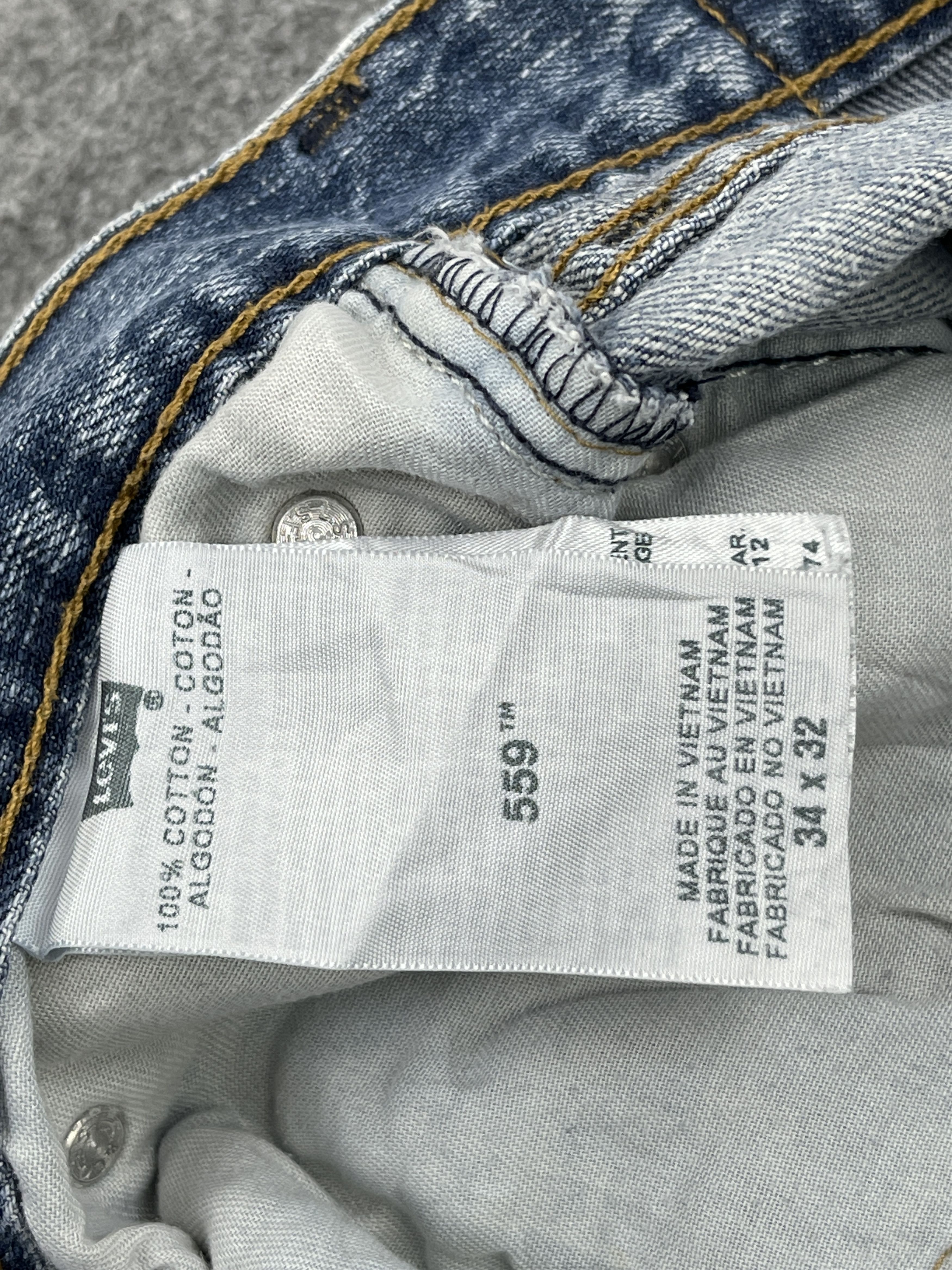 Levi's Vintage Levis 559 Jeans DP2495 Size US 34 / EU 50 - 7 Thumbnail